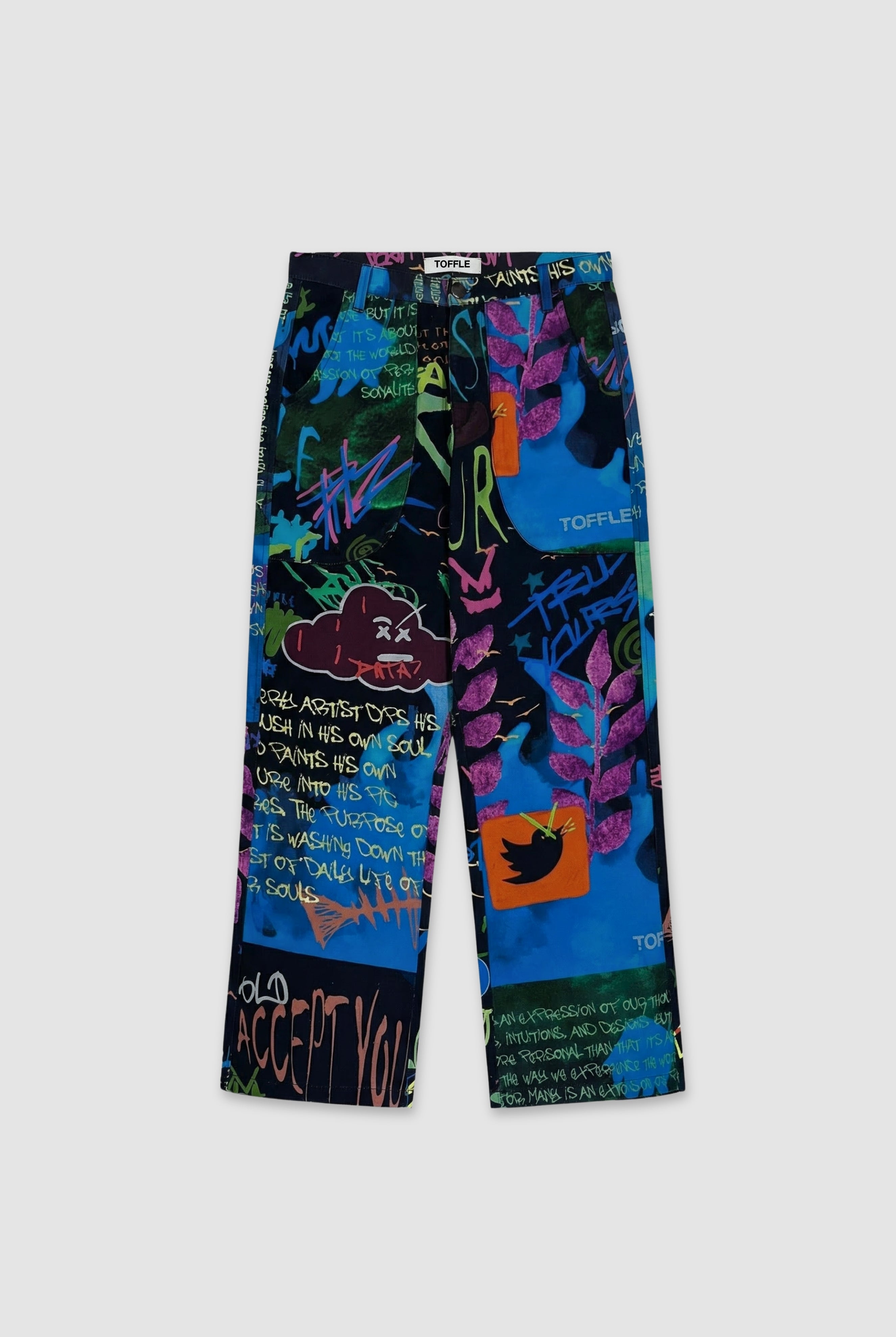 Graffiti Black Jeans