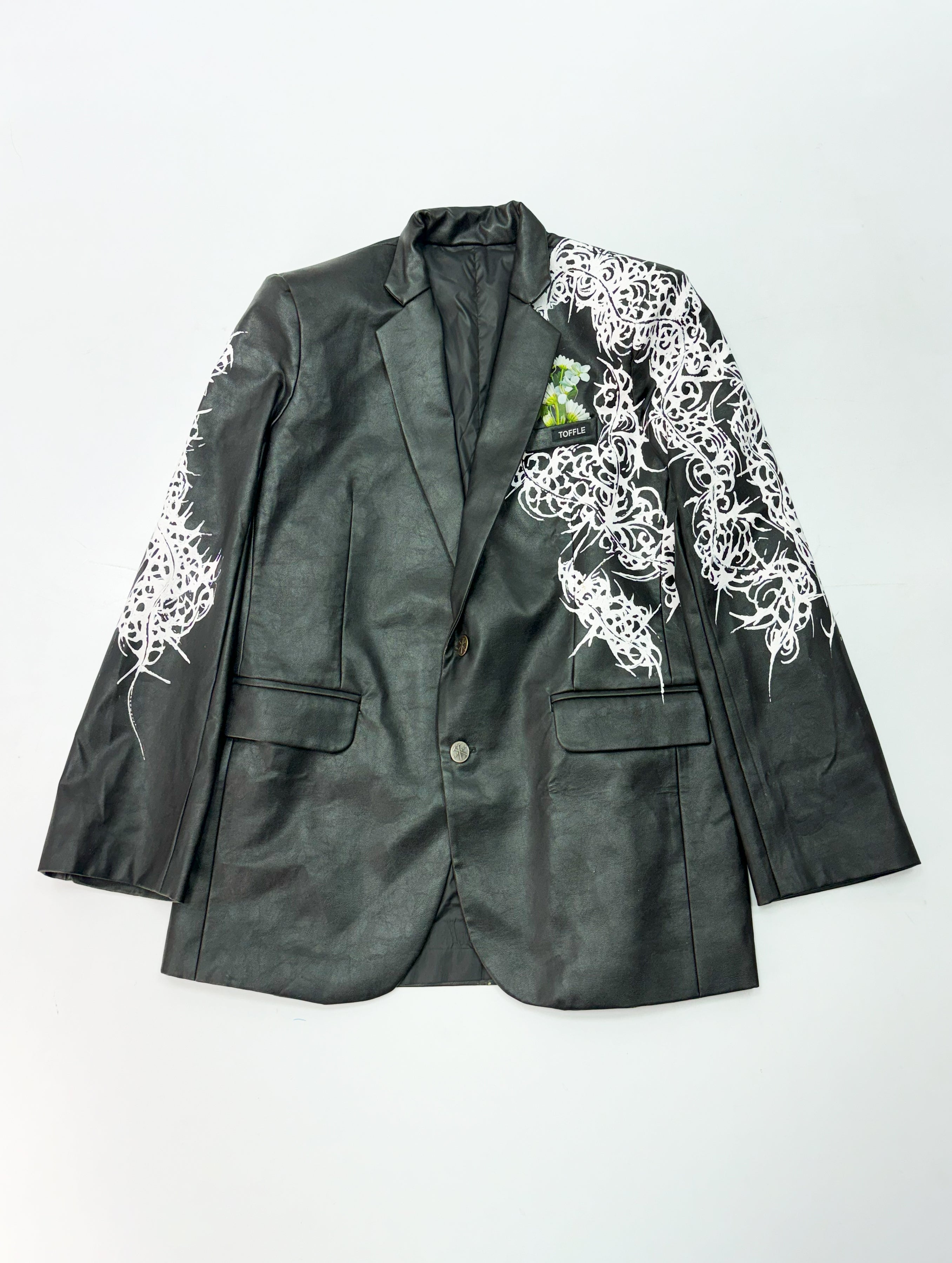 Leather Crafted Blazer