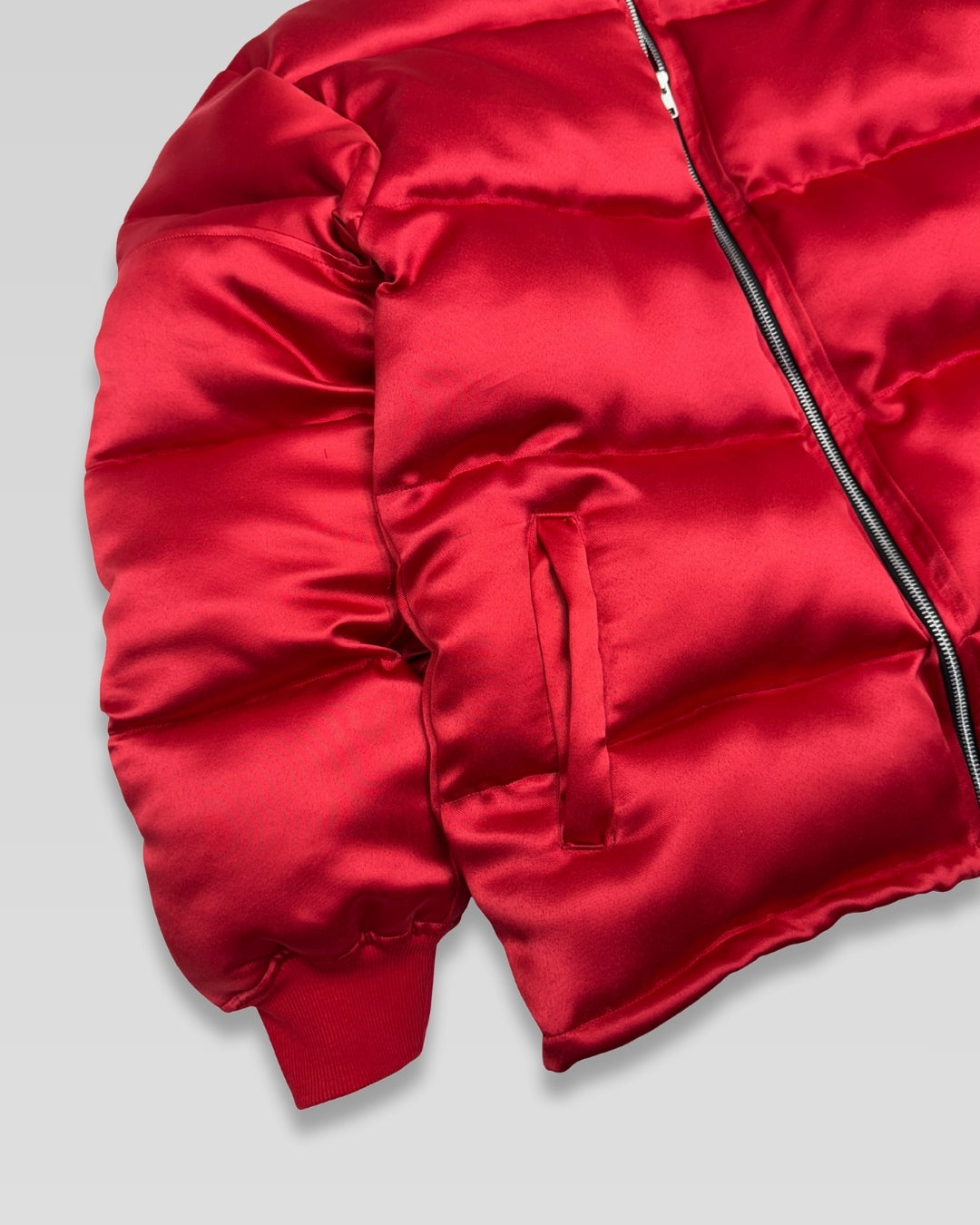 Satin Puffer Jacket