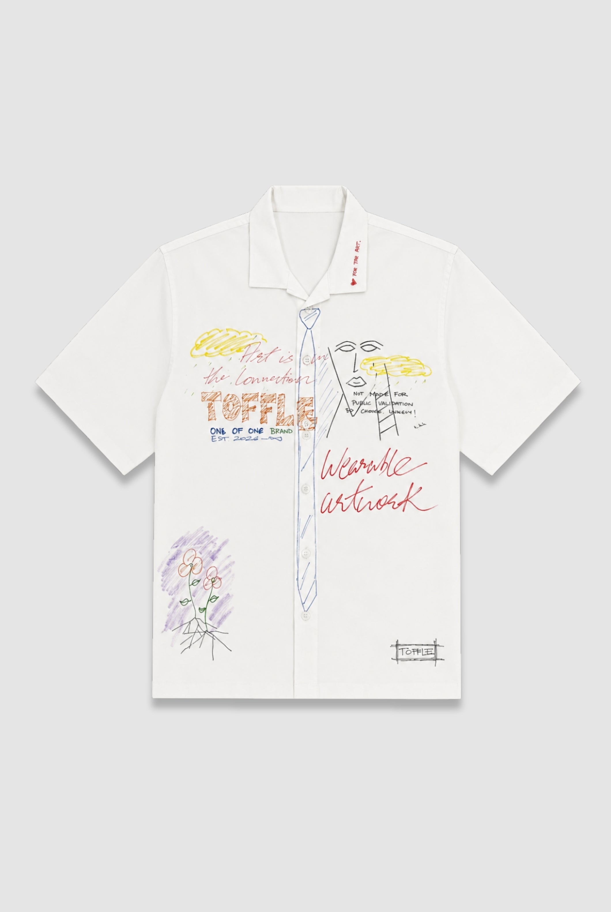 White Moodboard Shirt