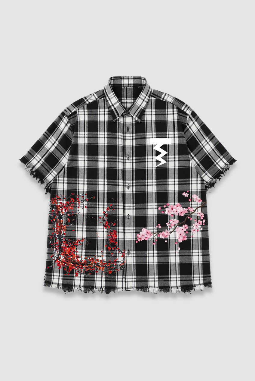 Floral Check Shirt