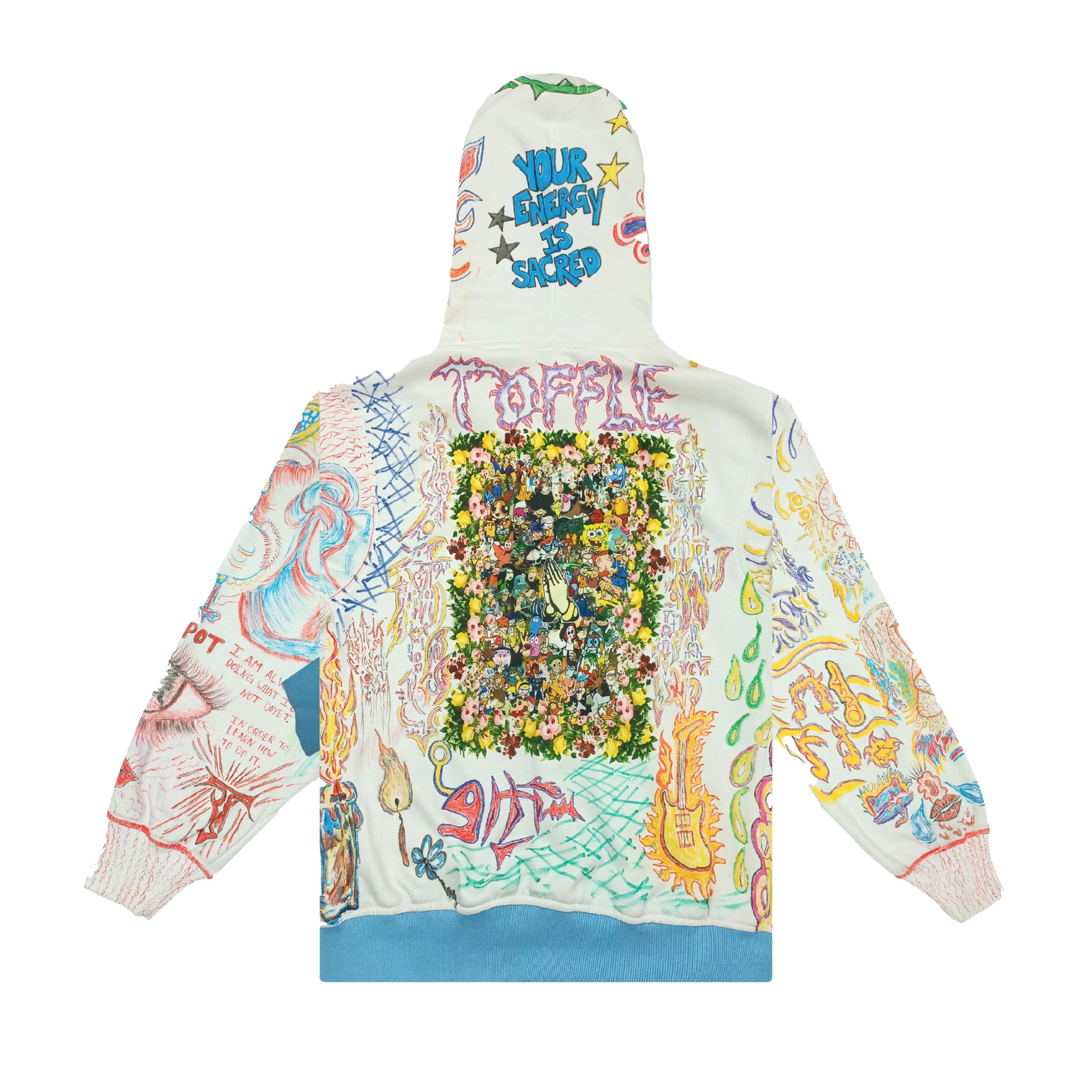 Handpainted Graffiti Hoodie