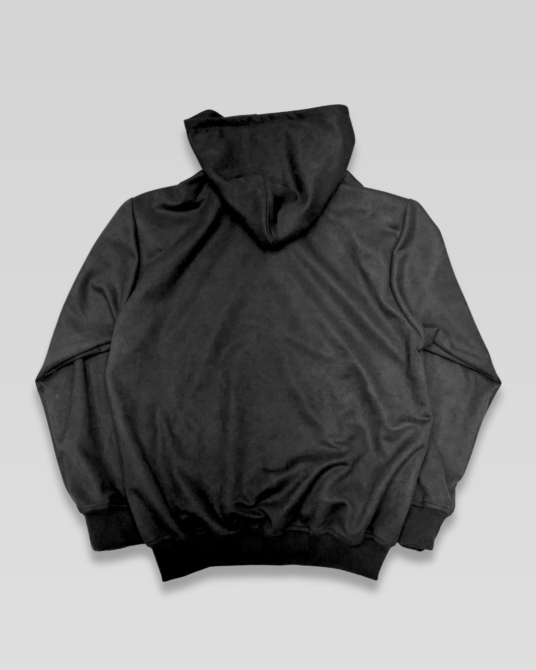 Suede Zipper Hoodie