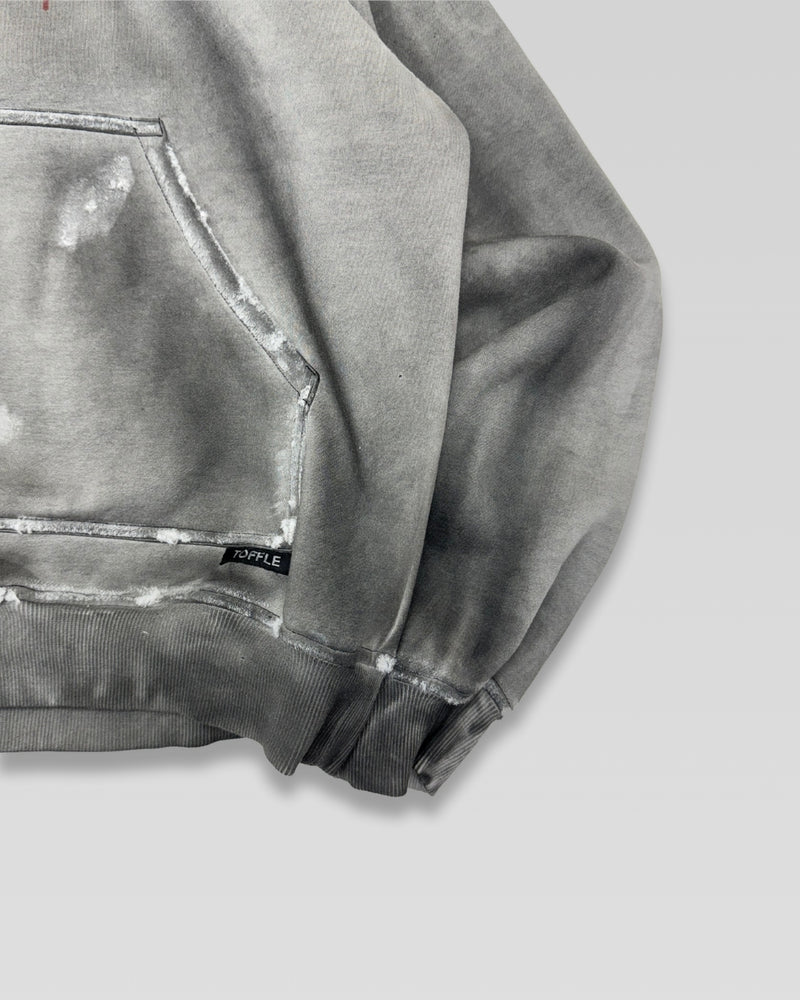 Sample Distressed Charcoal Hoodie