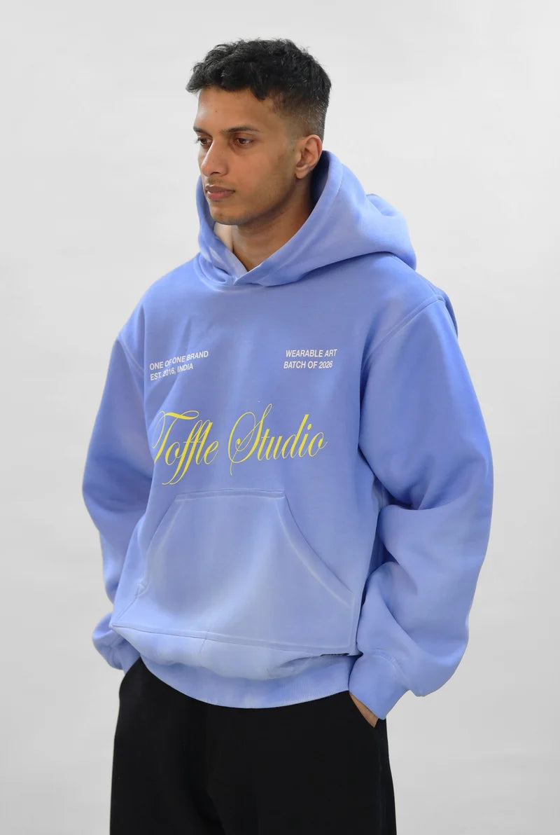 Sample Dyed Blue Hoodie