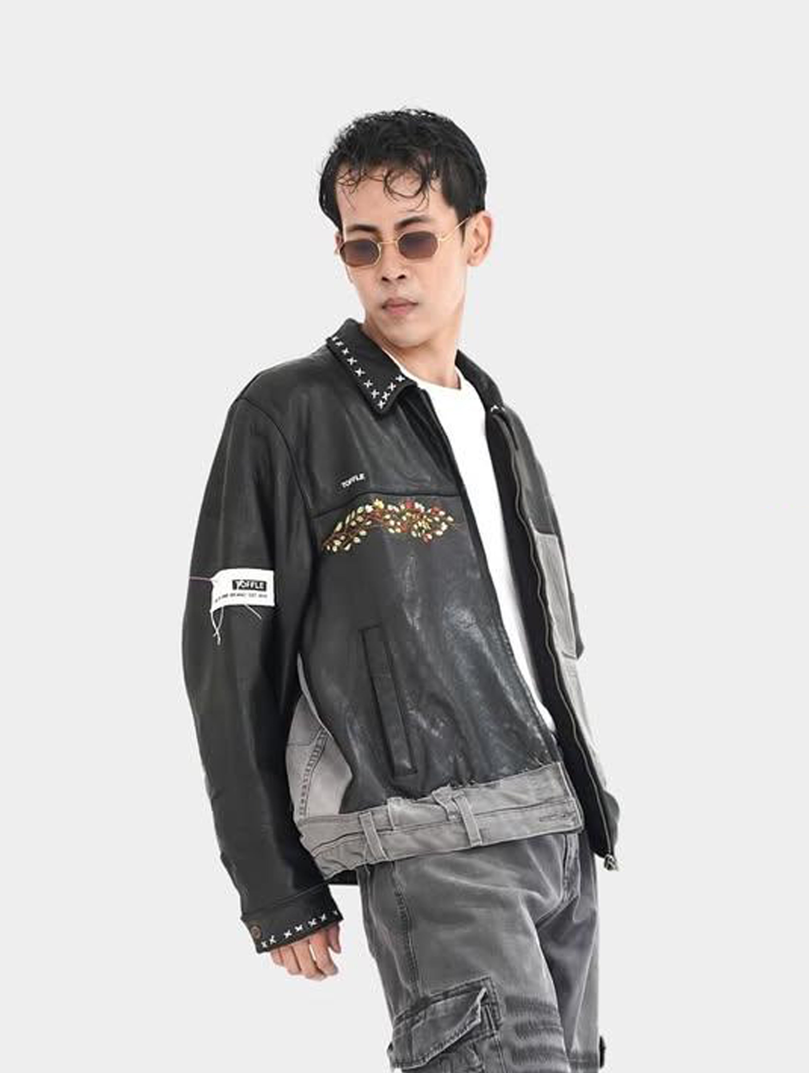 Blossom Leather Jacket