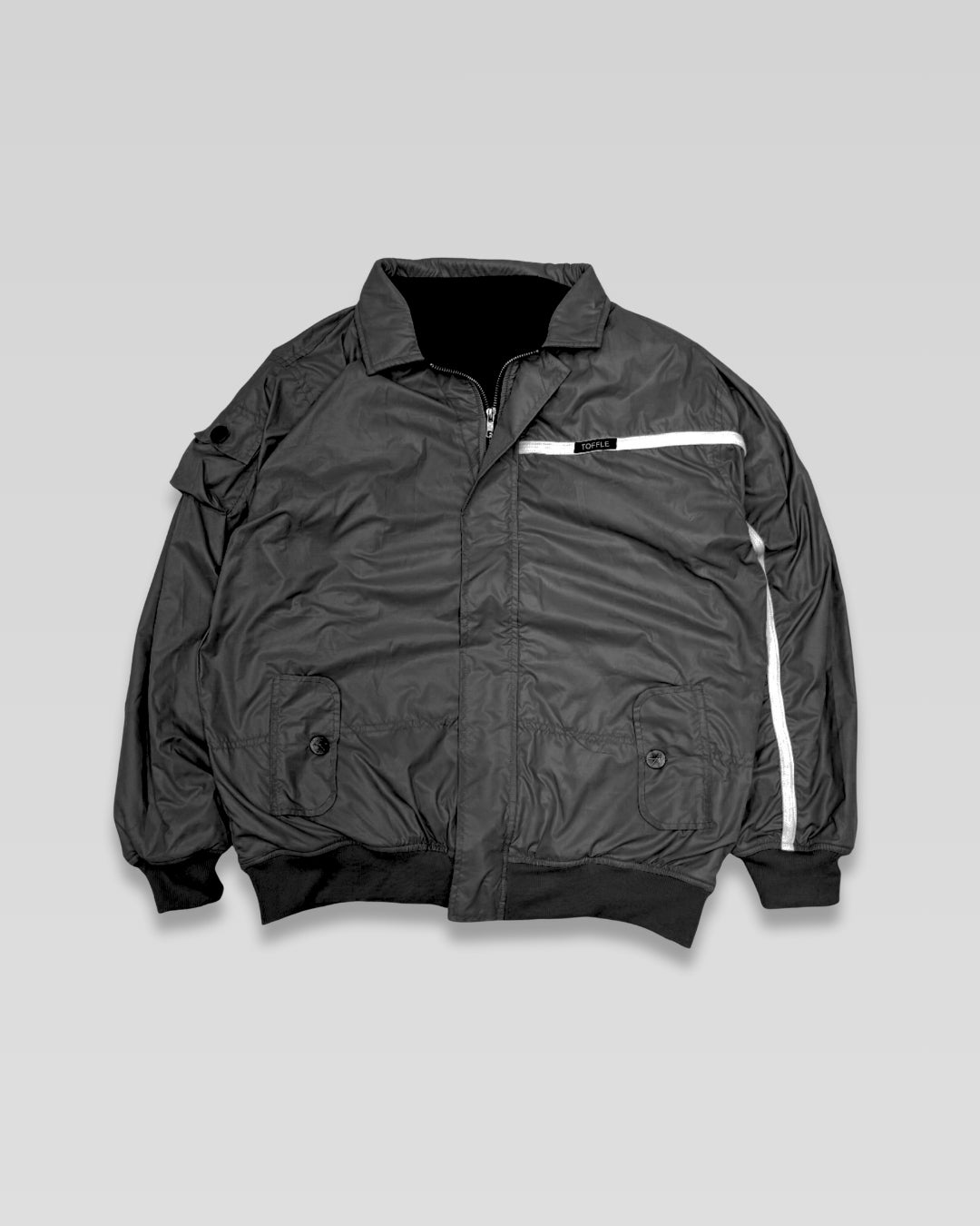 Nylon Athletic Bomber Jacket