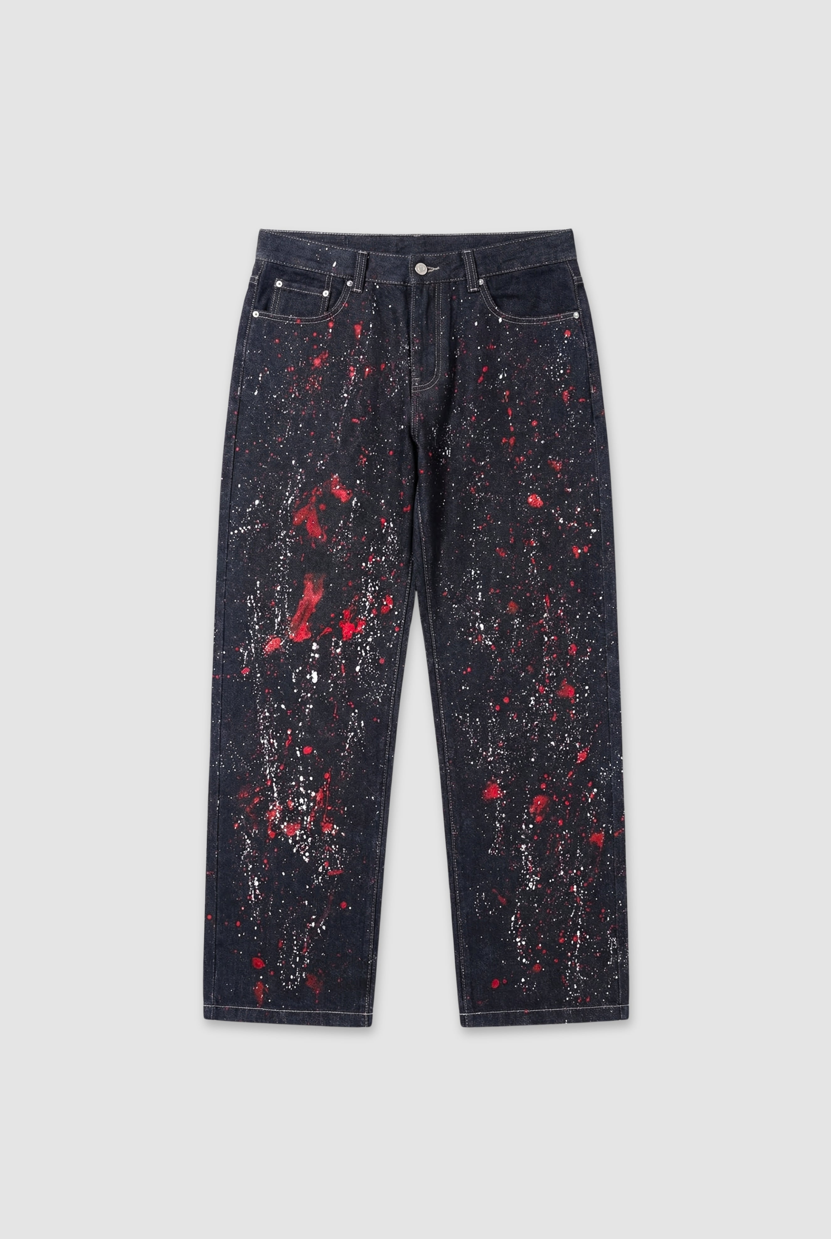 Splatter Denim Jeans