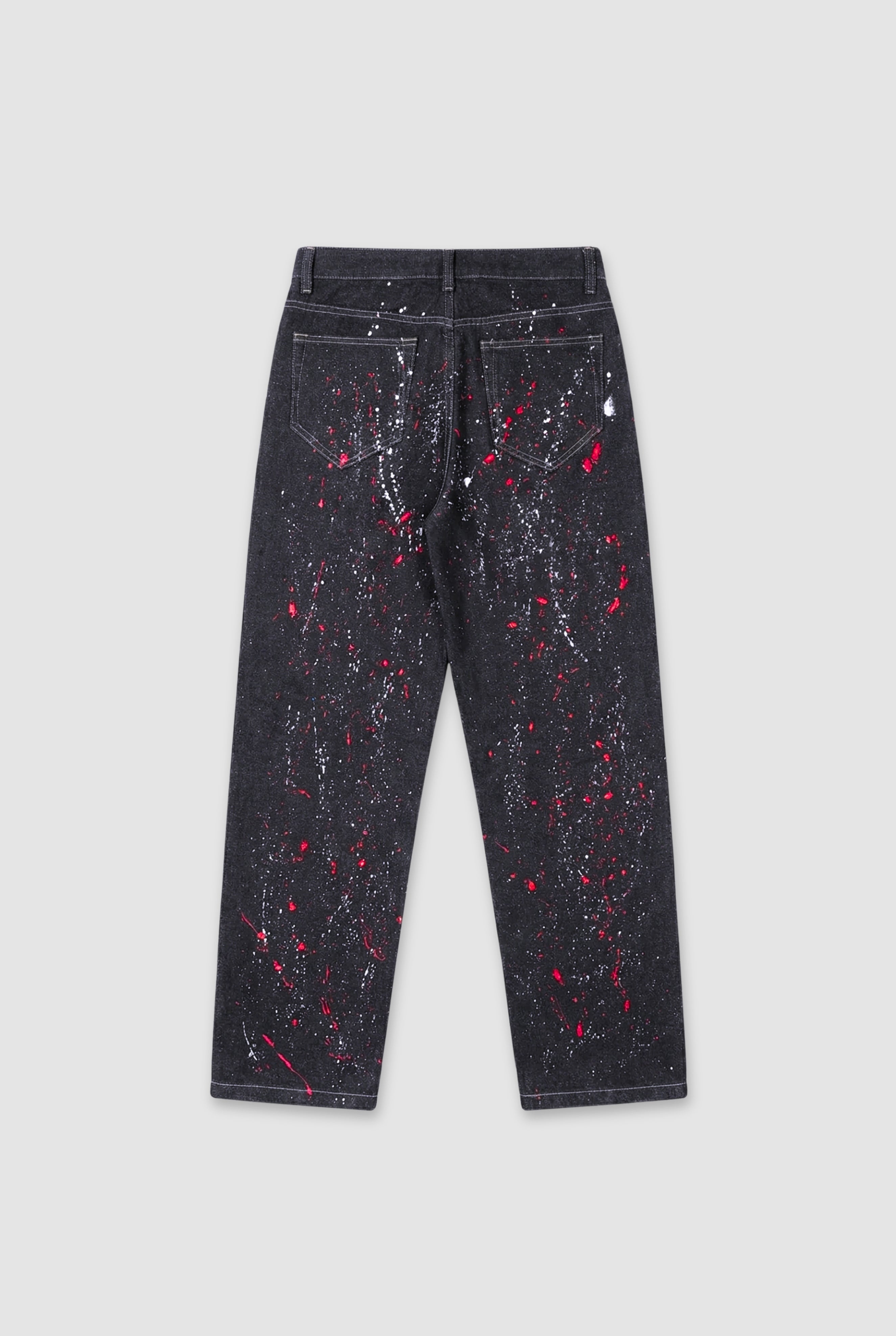 Splatter Denim Jeans