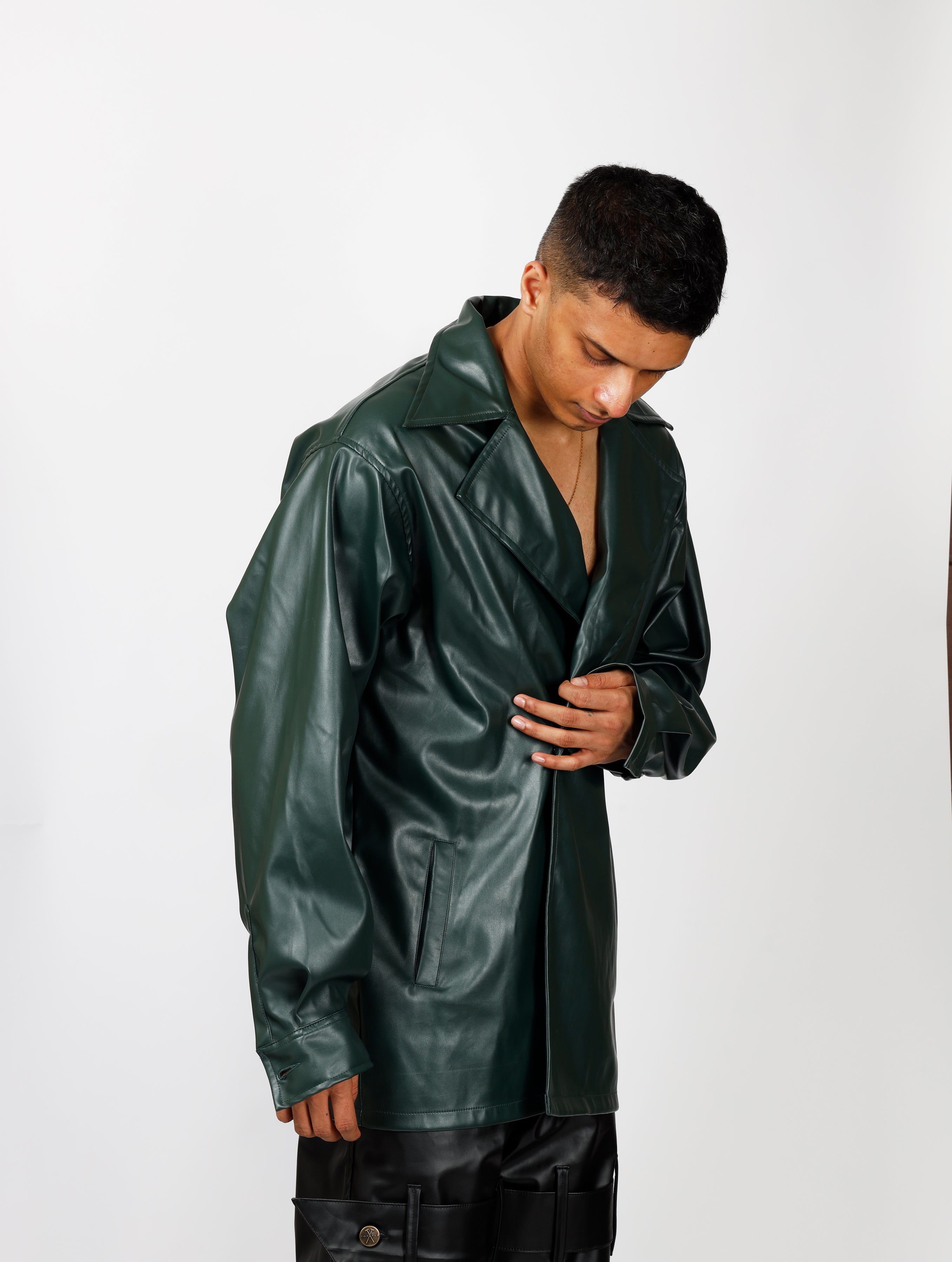 Leather Overall Jacket