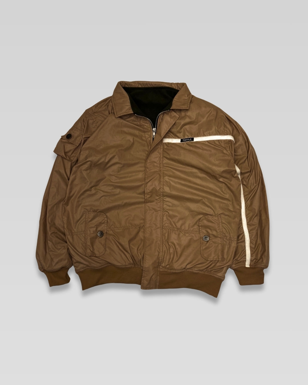 Nylon Athletic Bomber Jacket