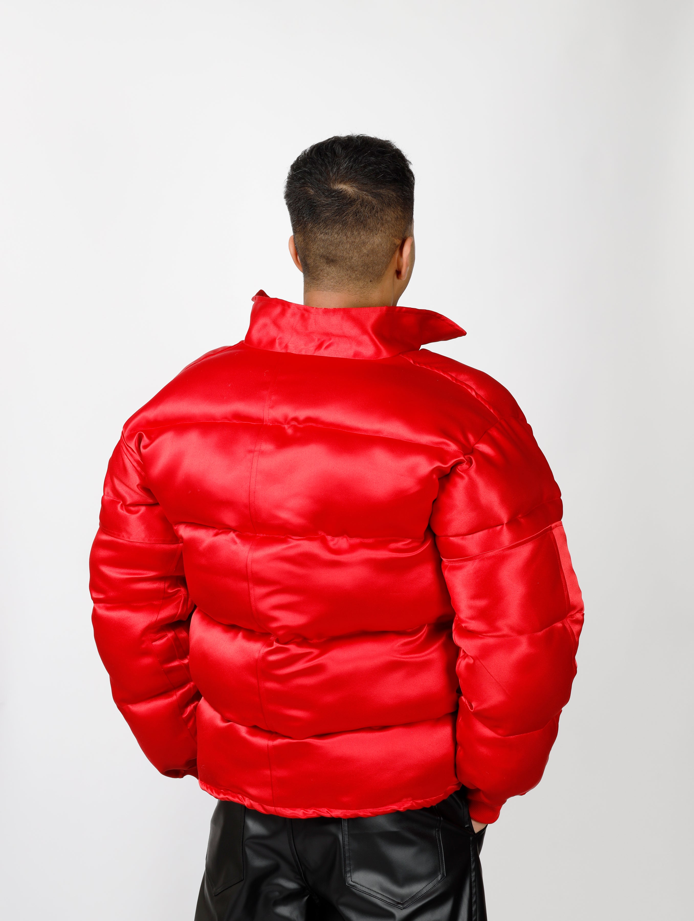 Satin Puffer Jacket