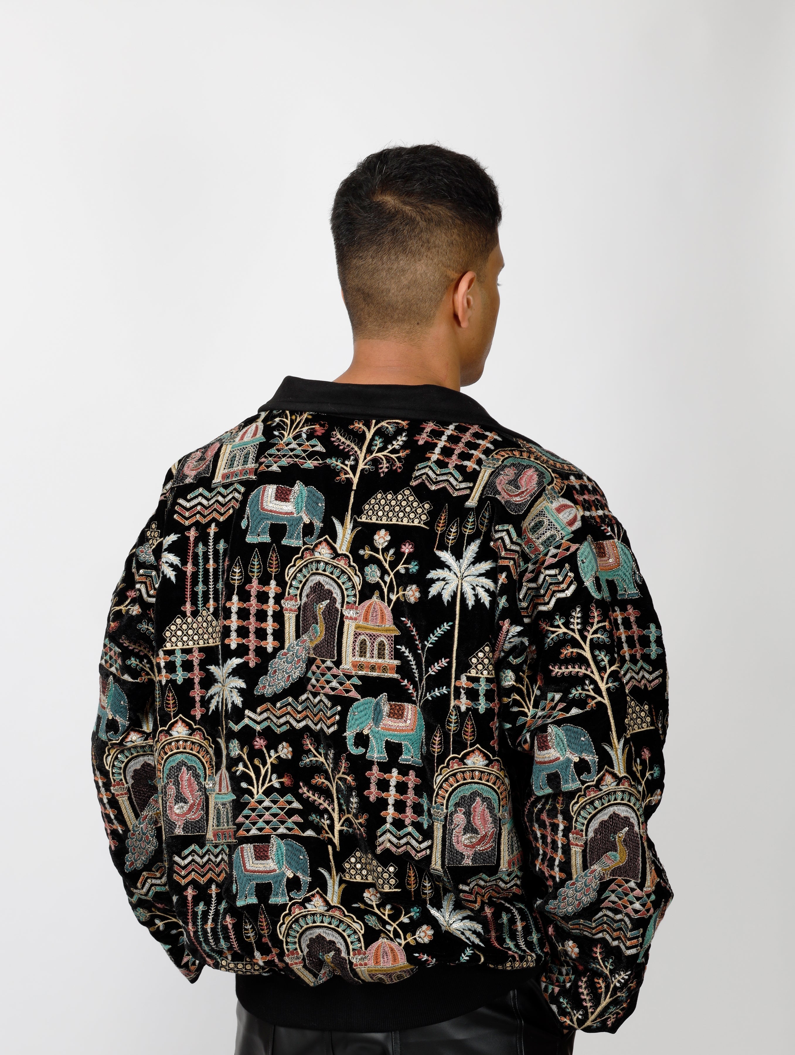 Embroidered Artwork Jacket