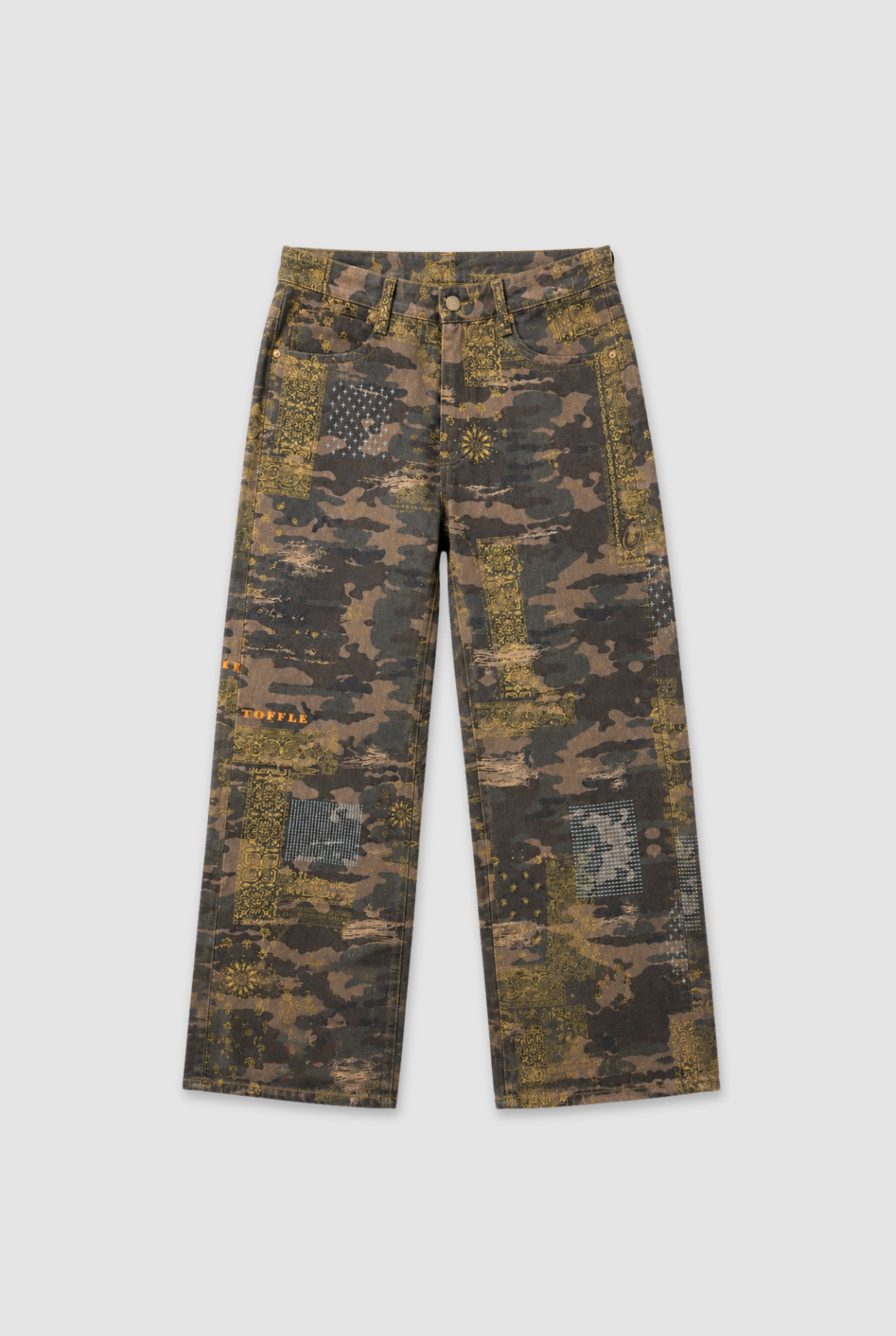 Camo-Paisley Jeans