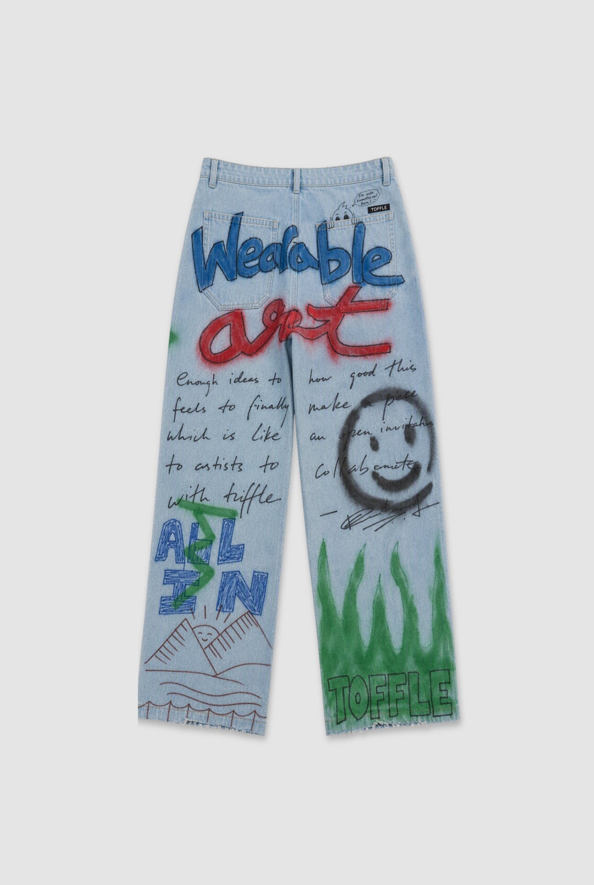 OG Graffiti Distressed Jeans