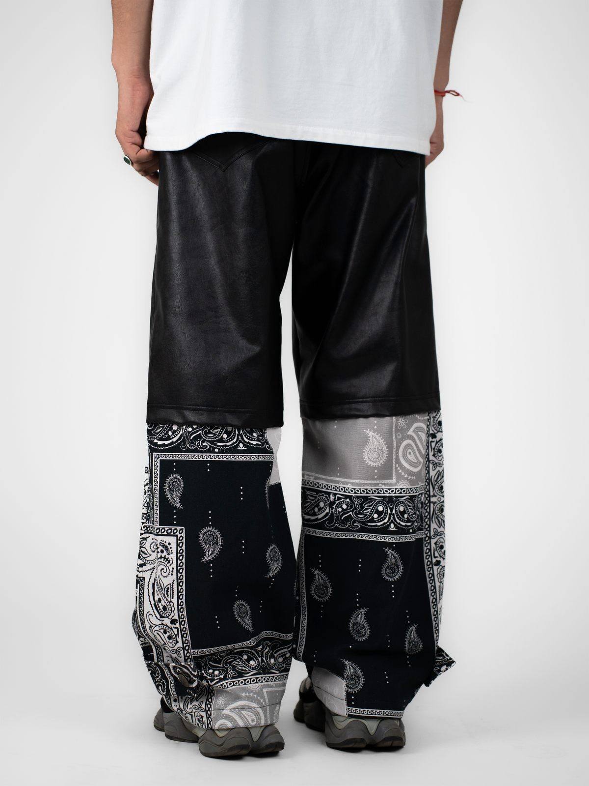 Sample Leather Paisley Segment Jeans