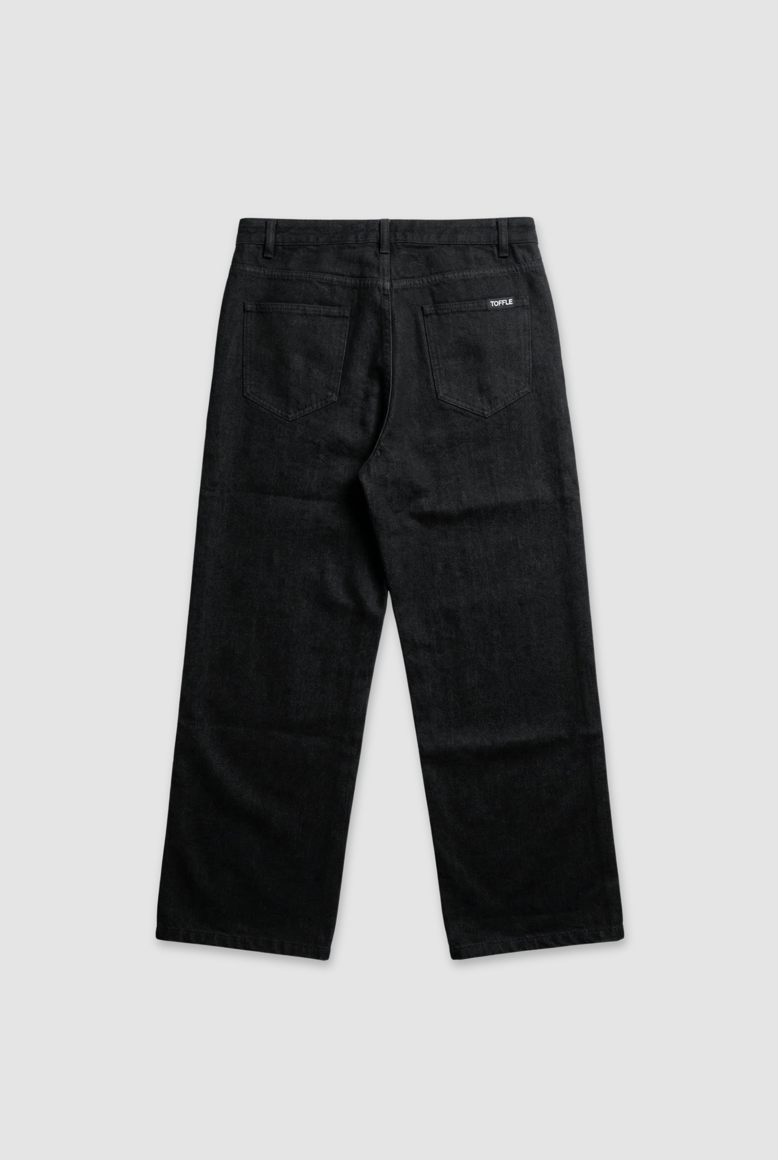 Black Printed Knee Jeans