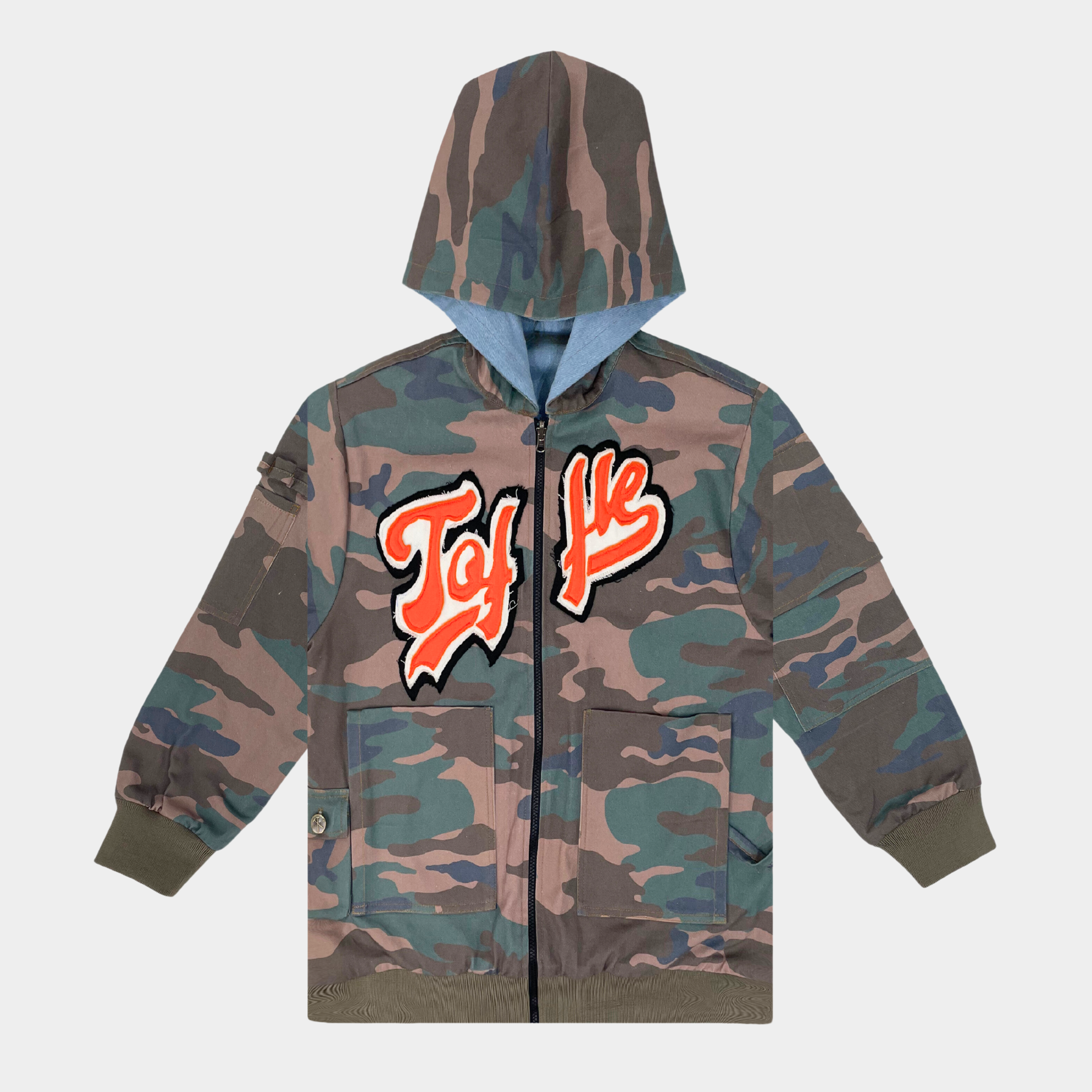 Denim Camo Reversible Jacket