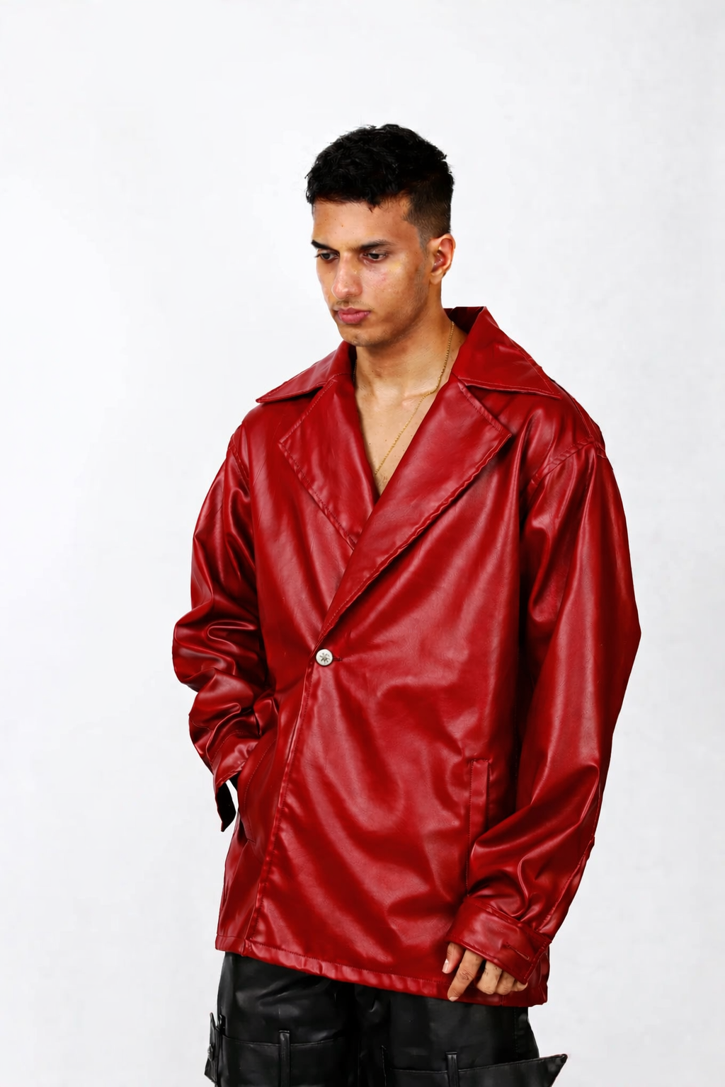 Leather Overall Jacket