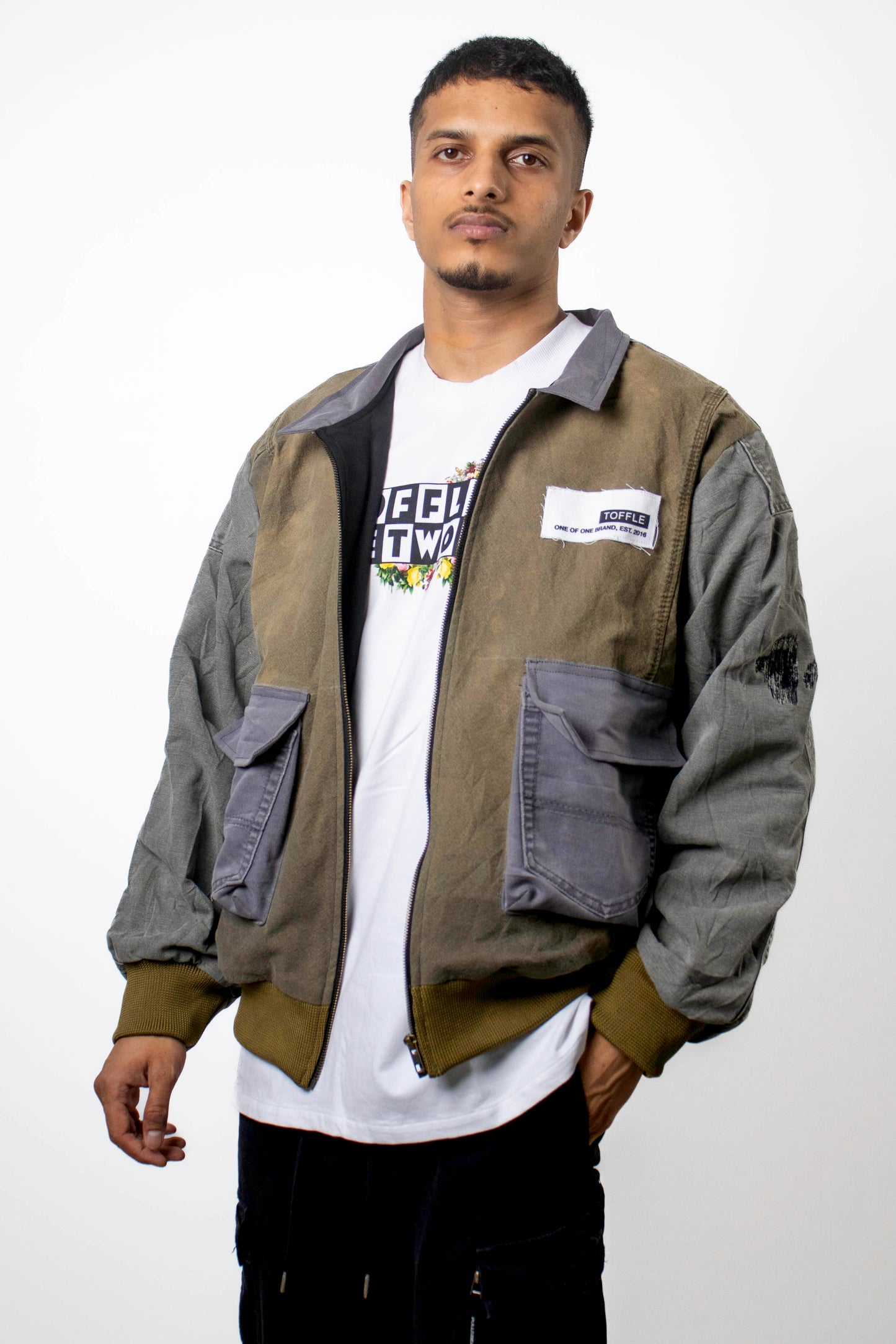 Reconstructed Olive Jacket