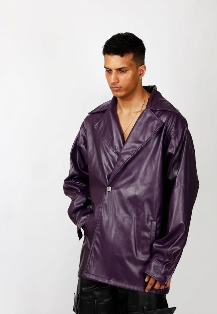 Leather Overall Jacket