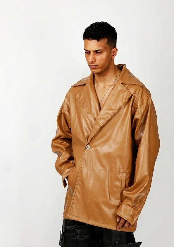 Leather Overall Jacket