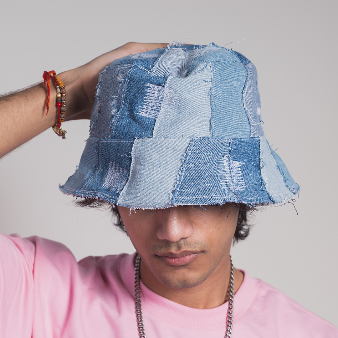 Denim bucket hat shop
