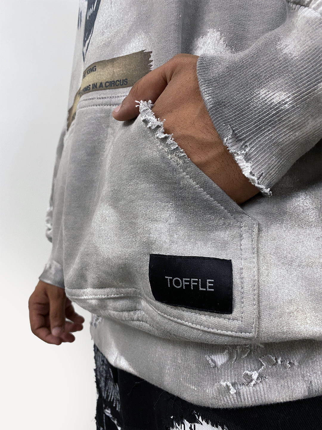 Wolf Mentality Hoodie (Charcoal/White)