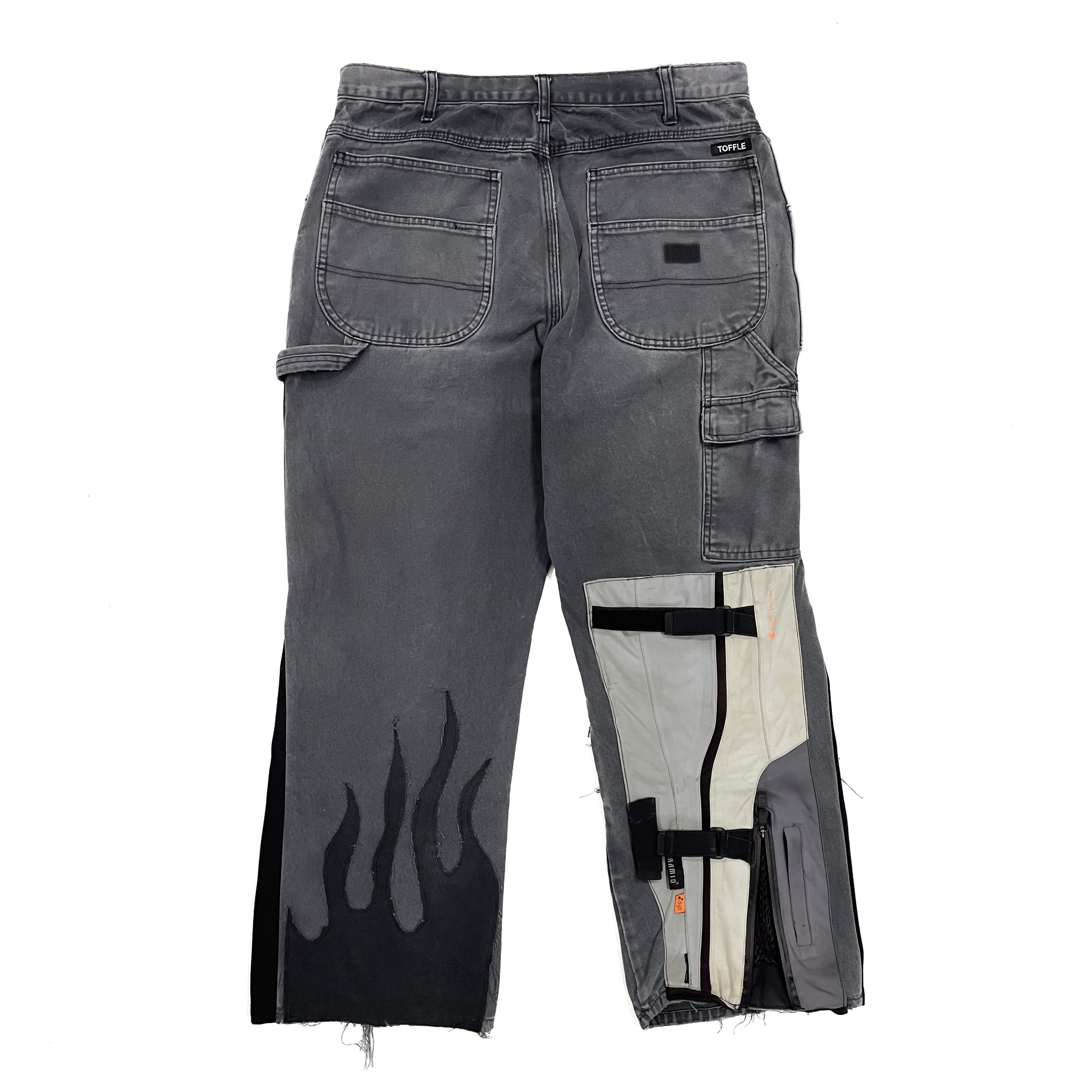 Charcoal Utility Cargo Denim