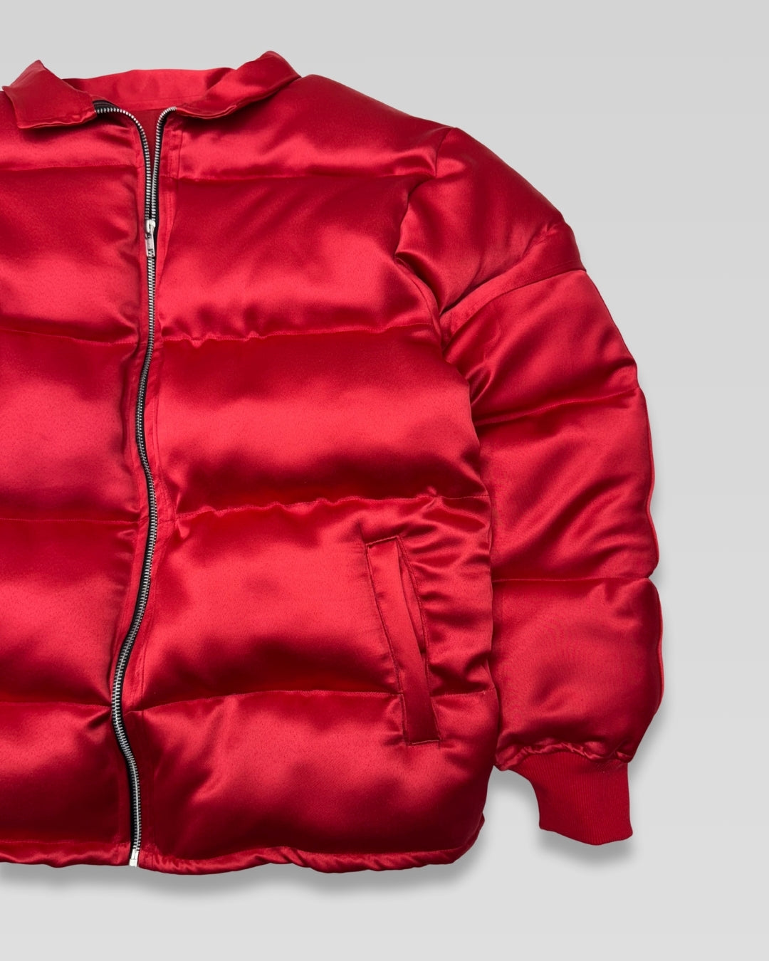 Satin Puffer Jacket