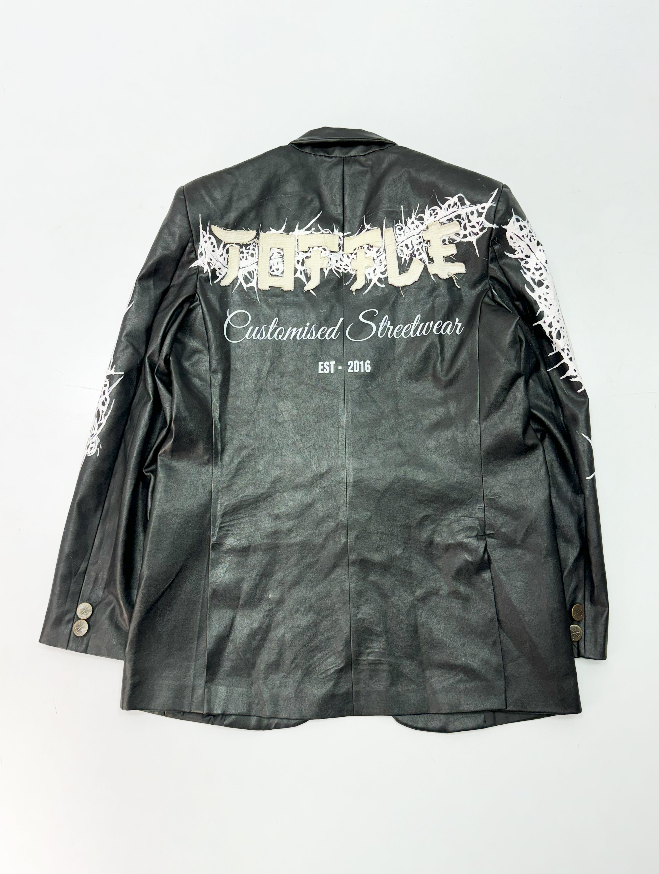 Leather Crafted Blazer
