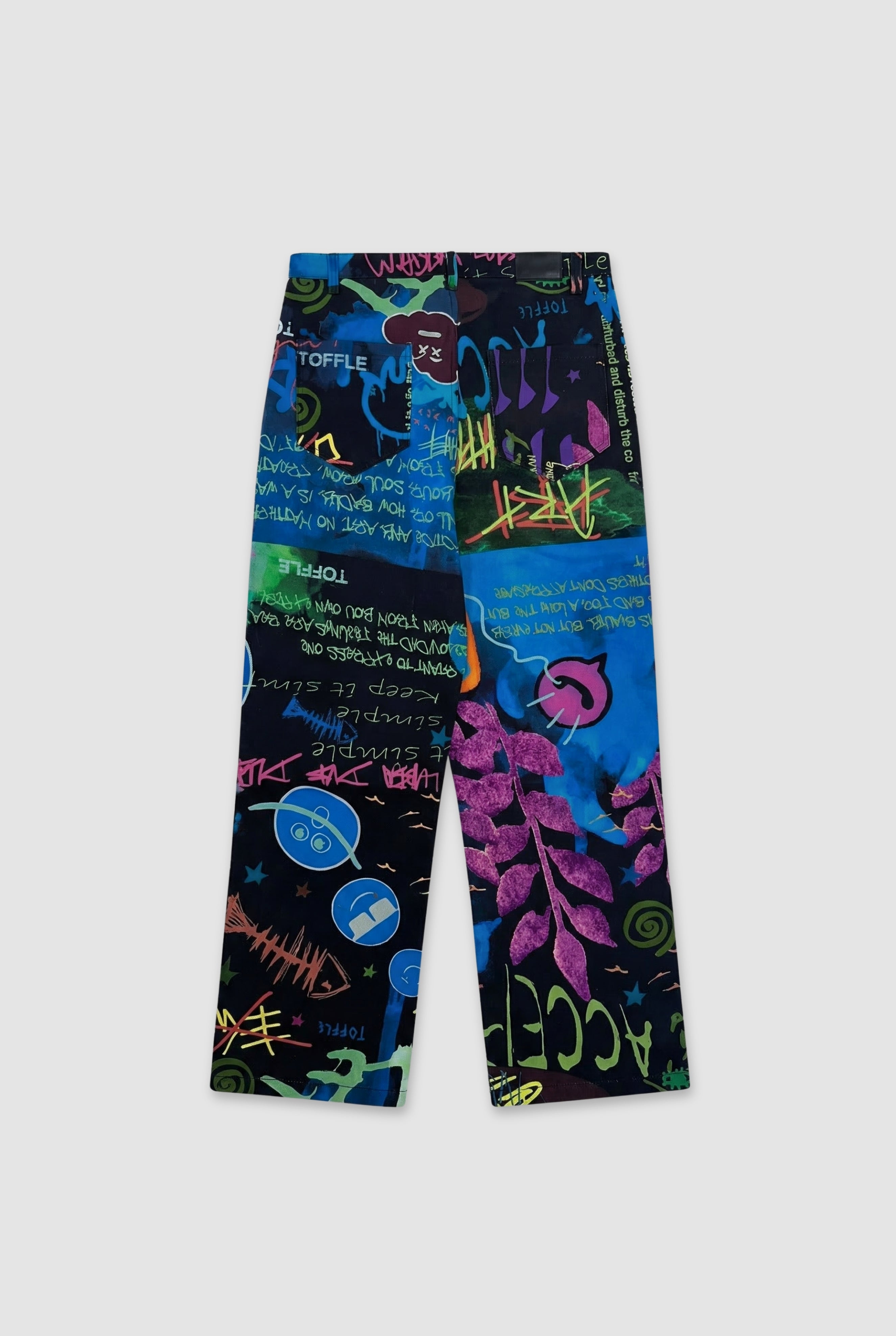 Graffiti Black Jeans