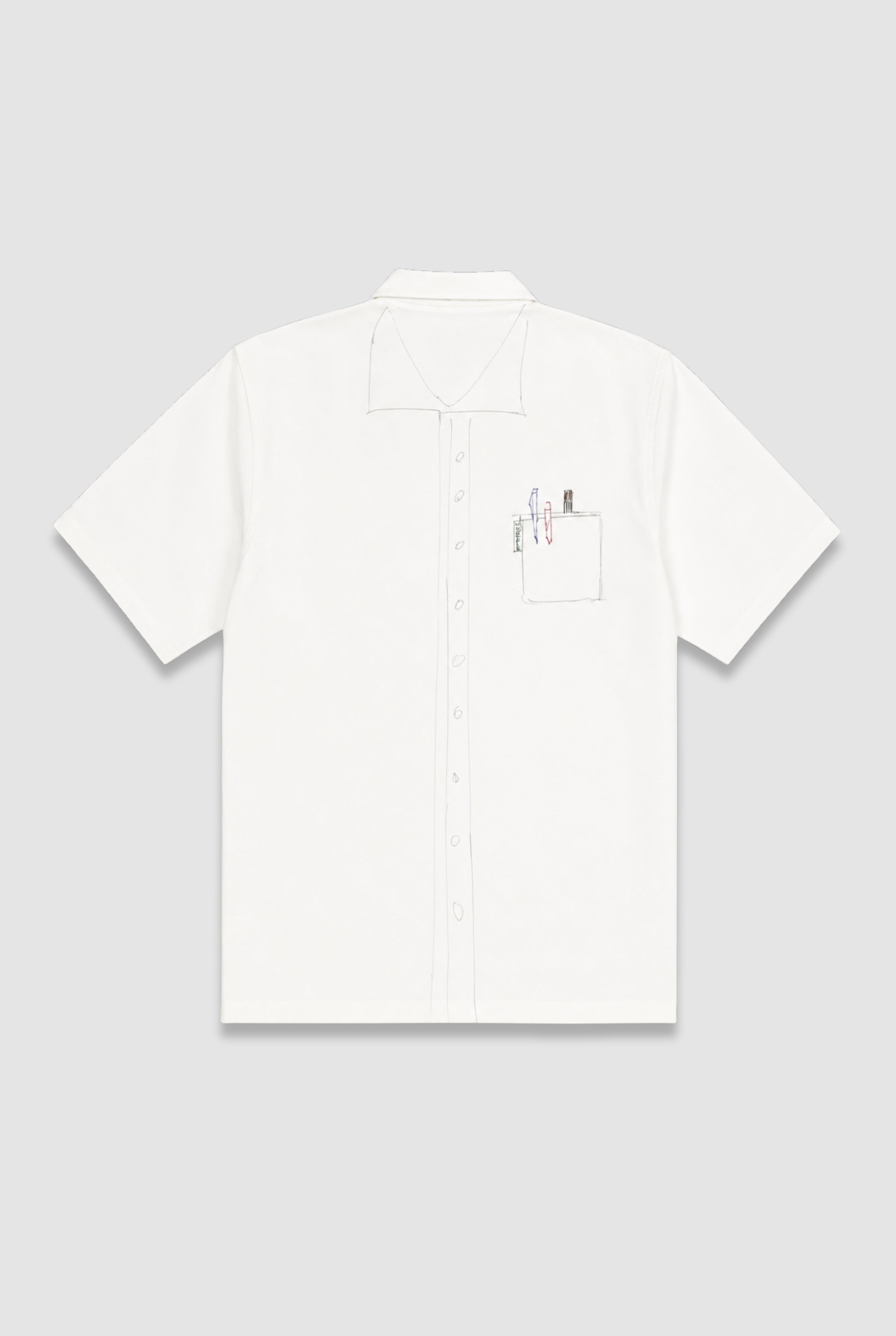 White Moodboard Shirt