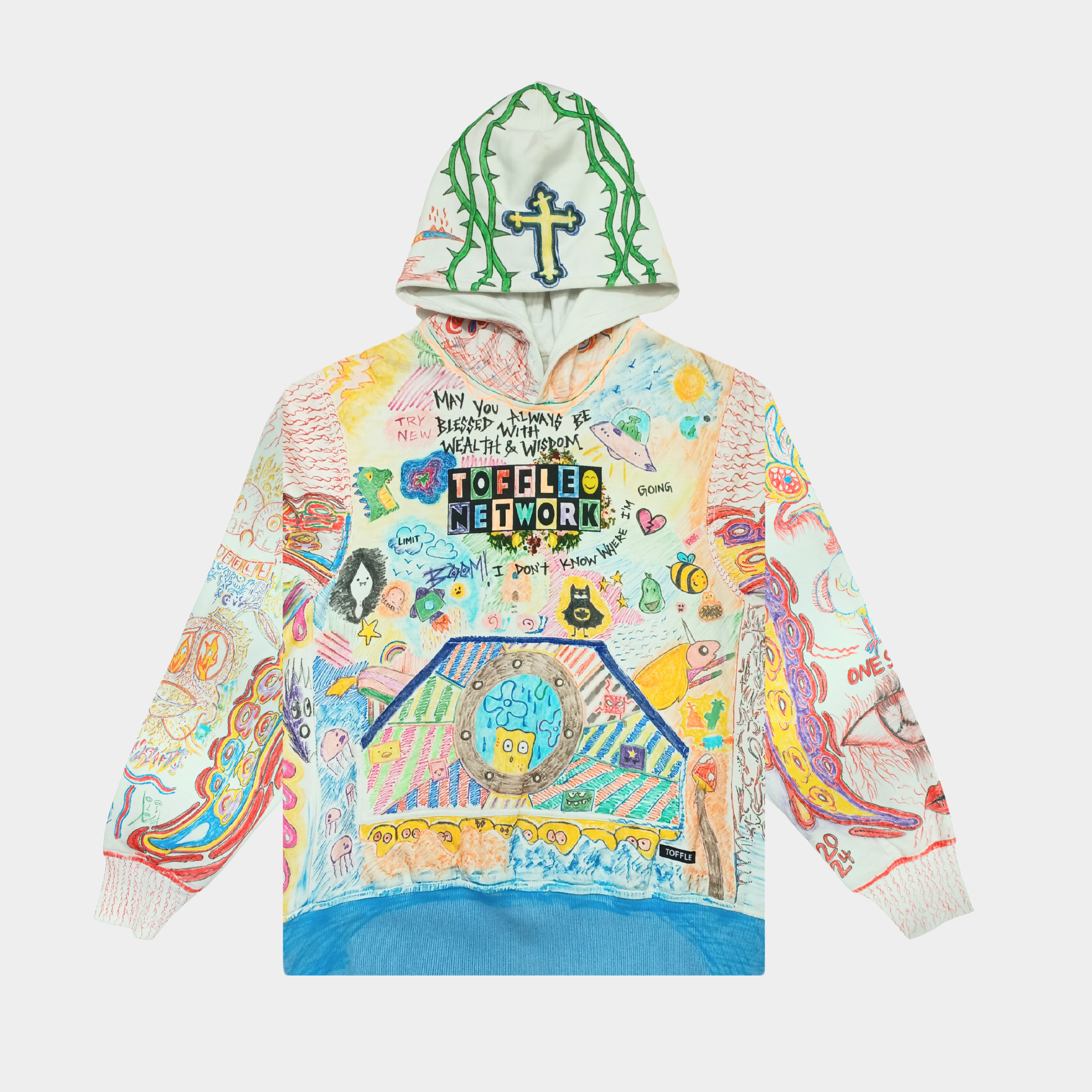 Handpainted Graffiti Hoodie