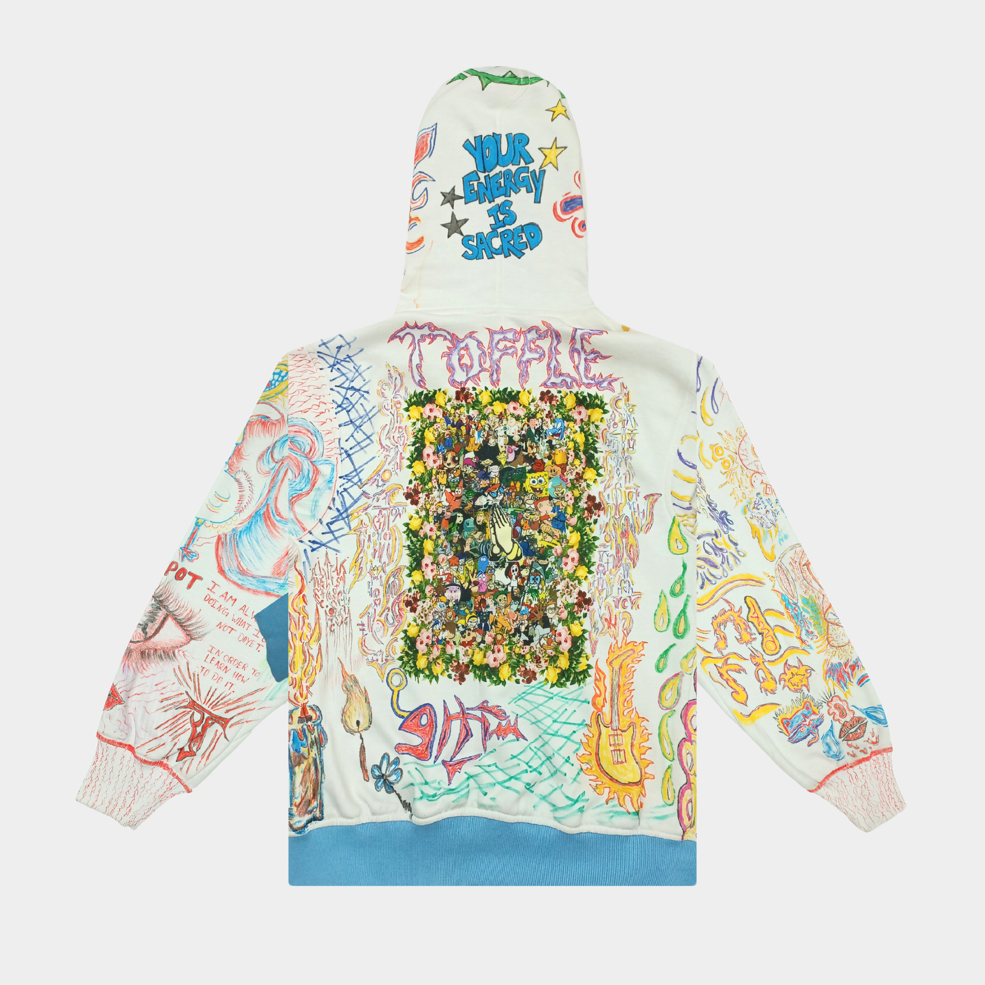 Handpainted Graffiti Hoodie