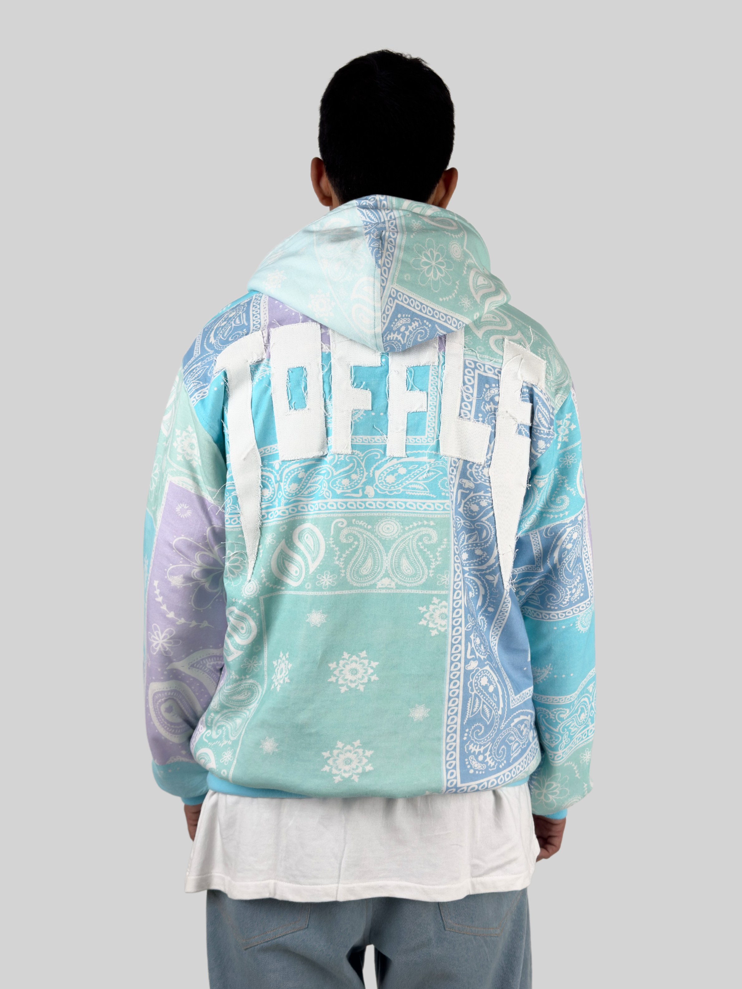 Paisley Blue Hoodie