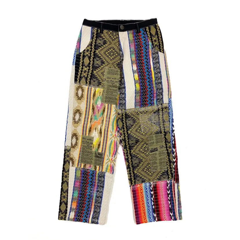 Ethnic Patchwork Jeans