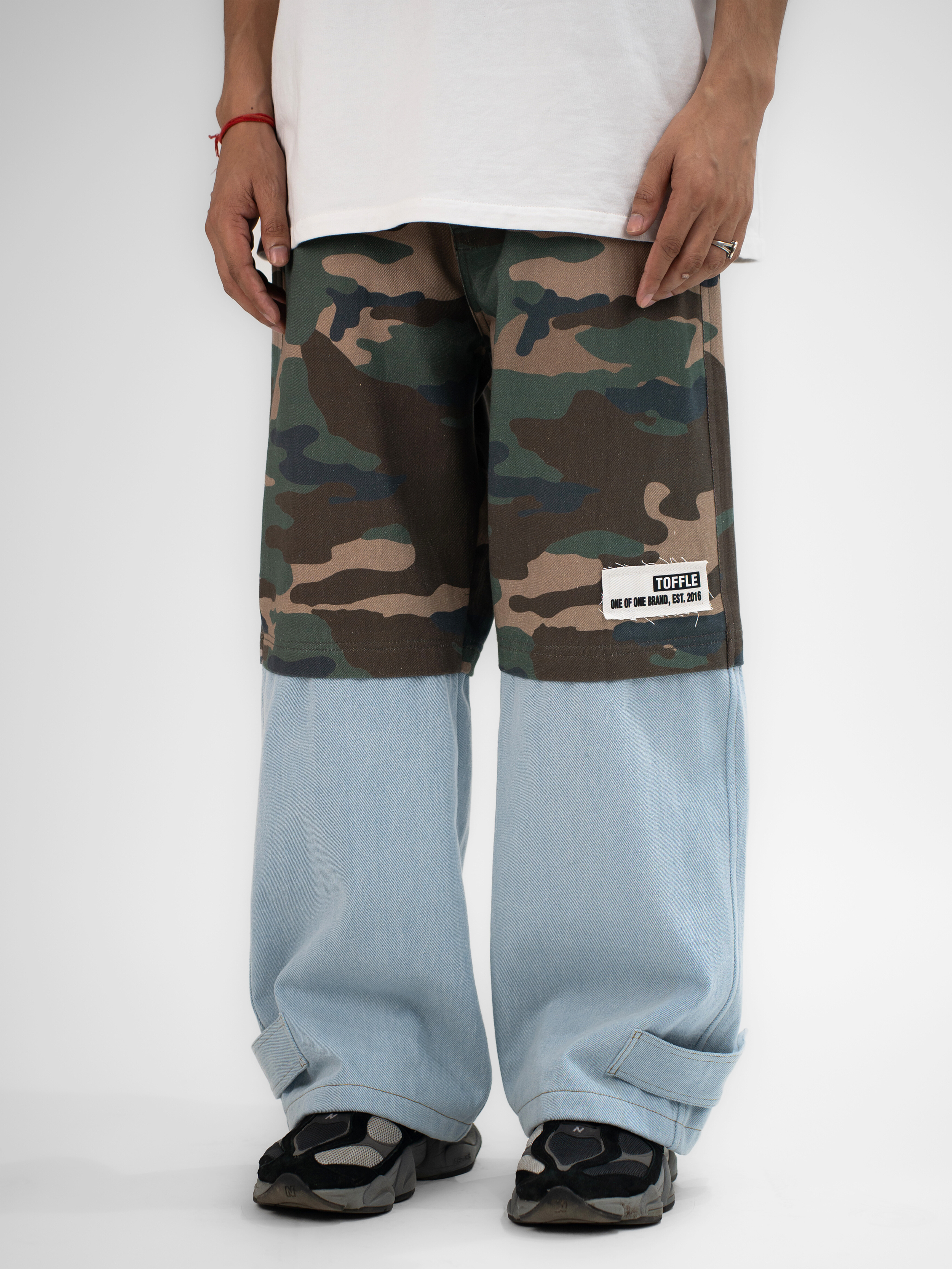 Camo Denim Segment Jeans