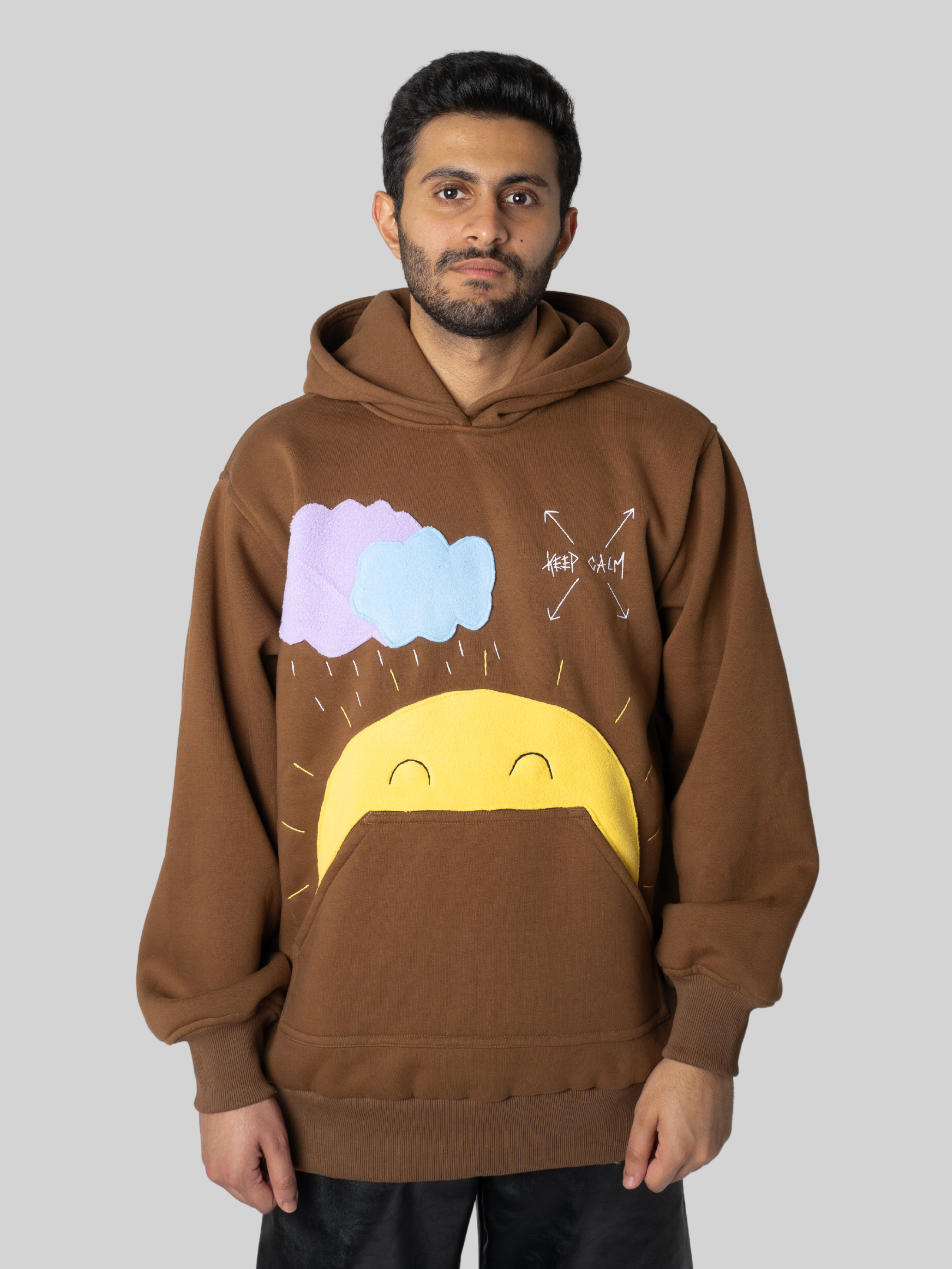 Brown Scenery Hoodie