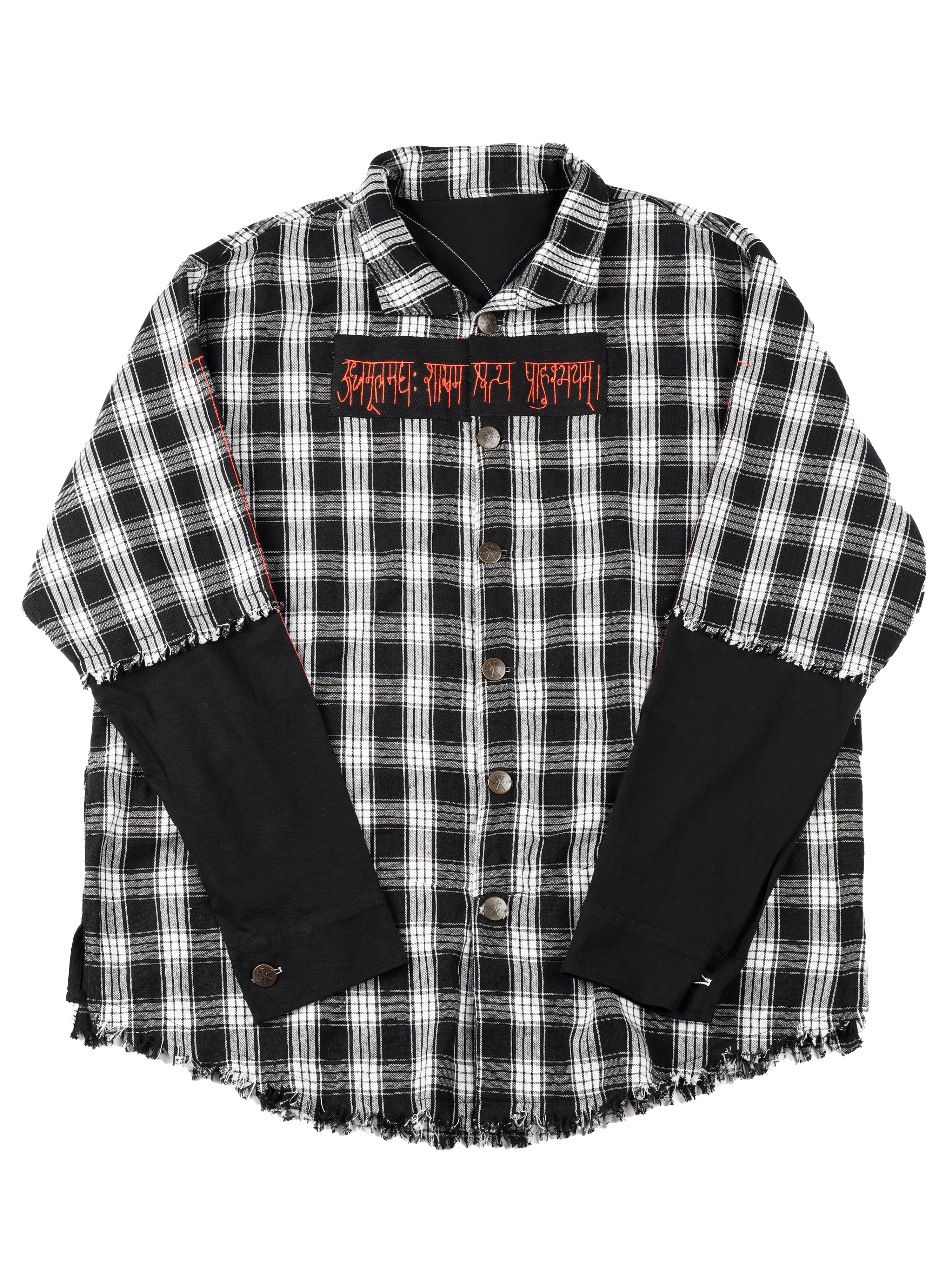 Distressed Check Shirt