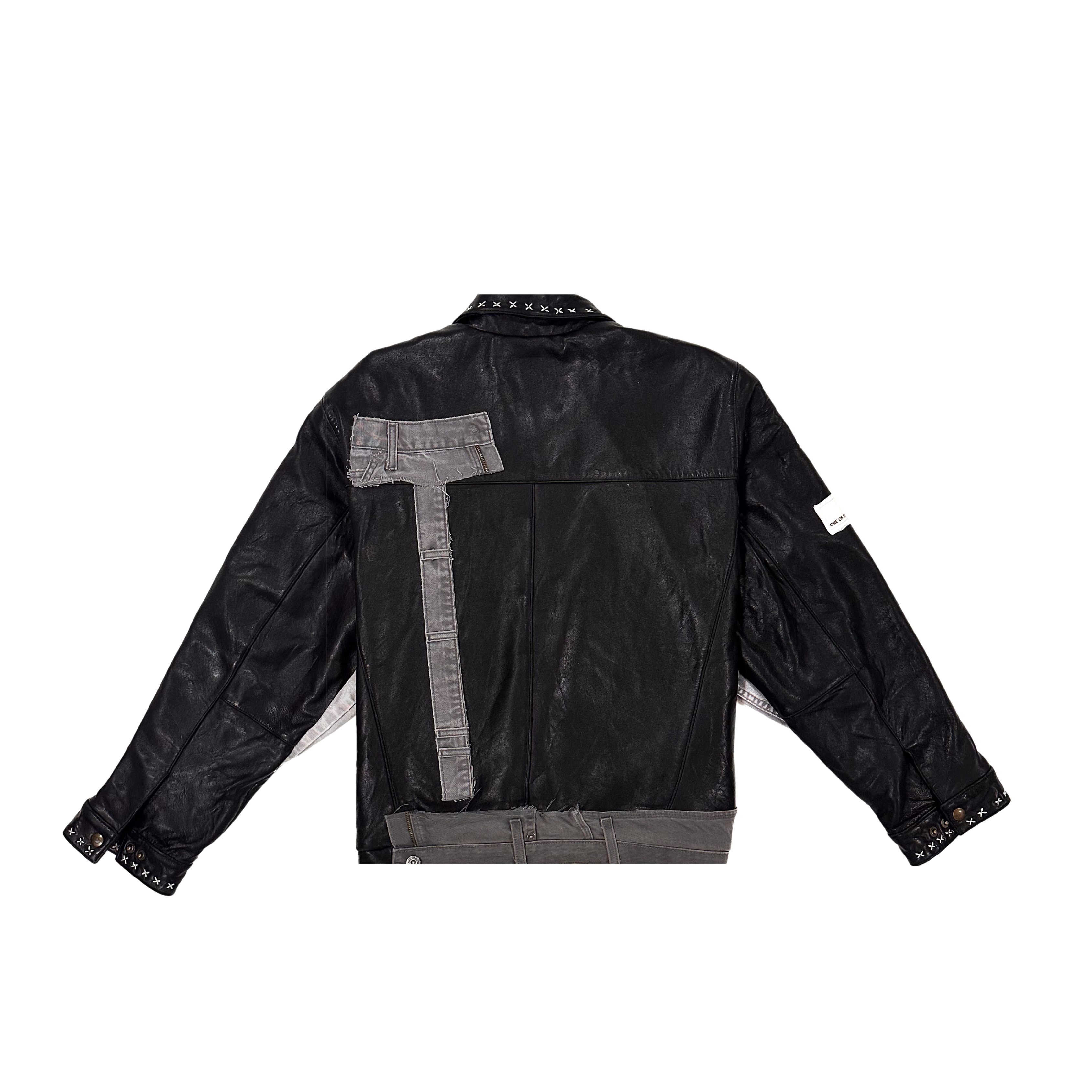 Restored Black Leather Jacket