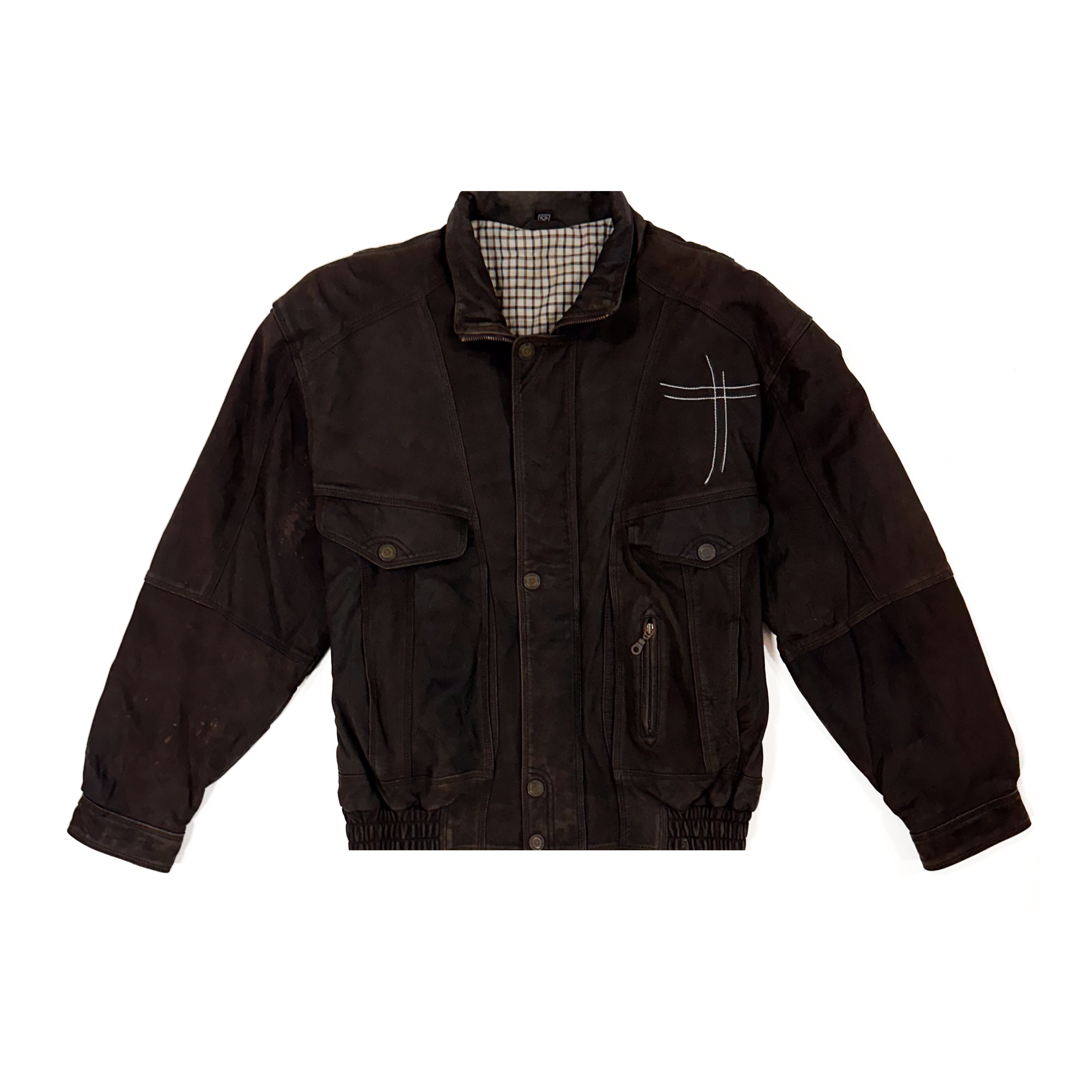 Restored Brown Leather Jacket