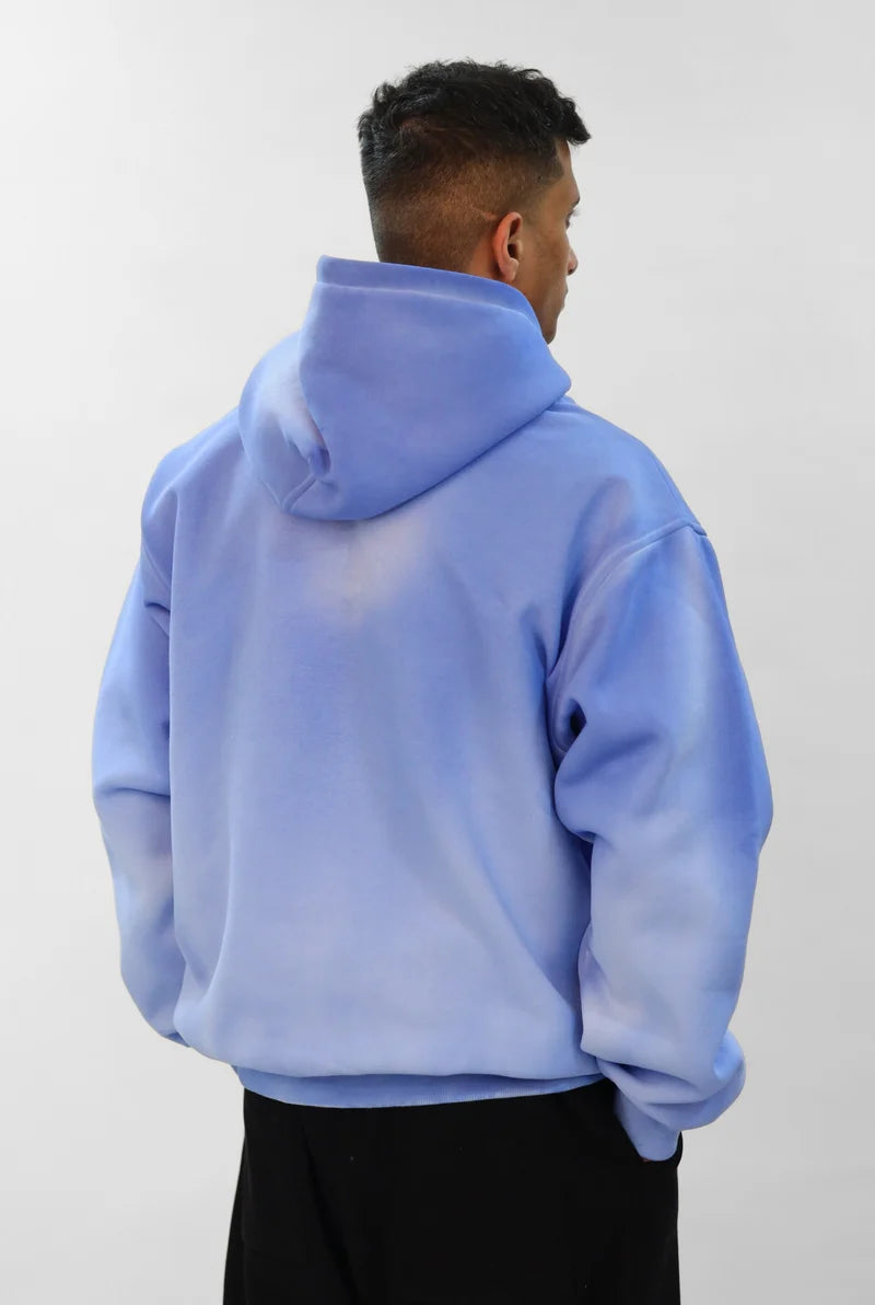 Sample Dyed Blue Hoodie