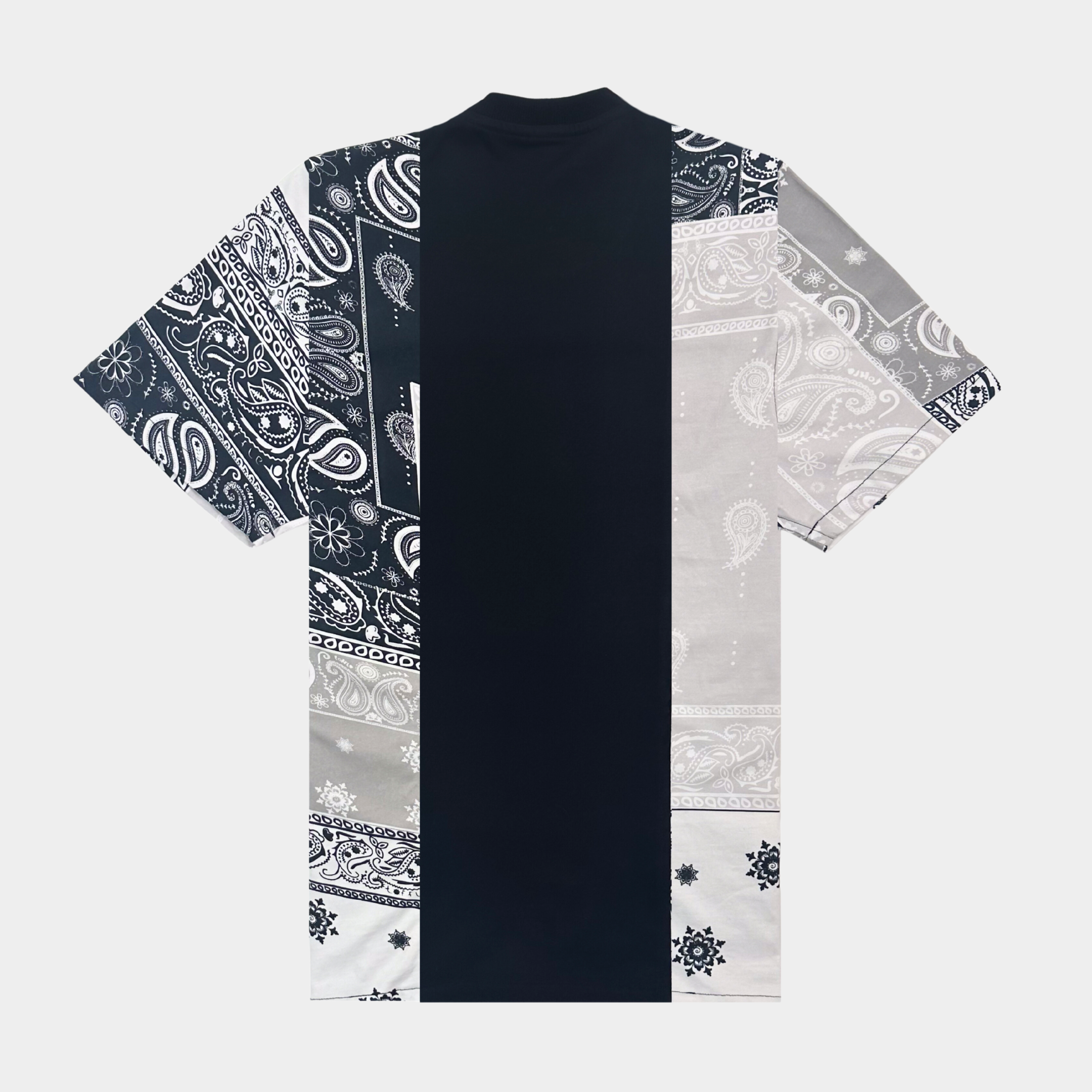 Paisley Black Panel T-shirt