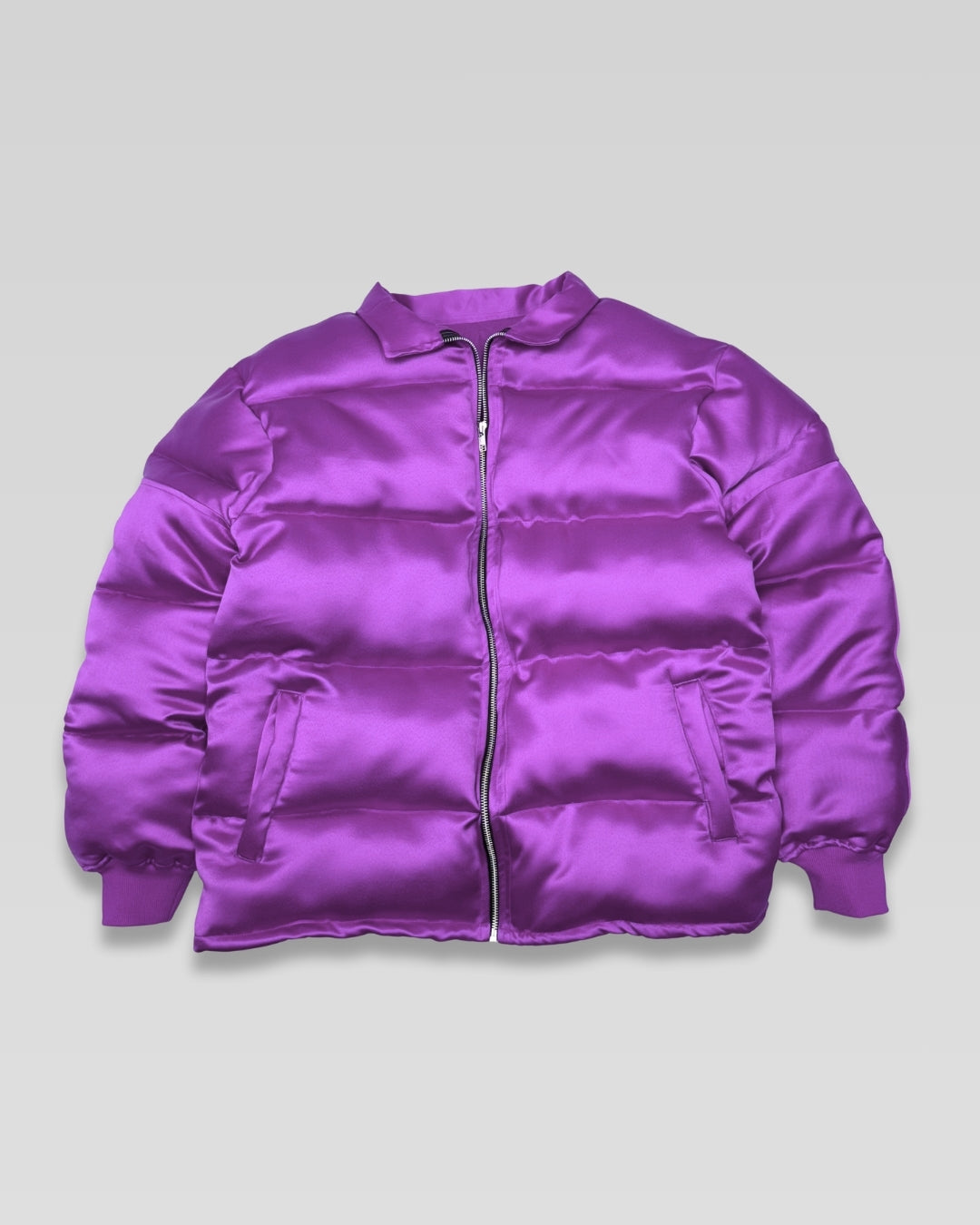 Satin Puffer Jacket