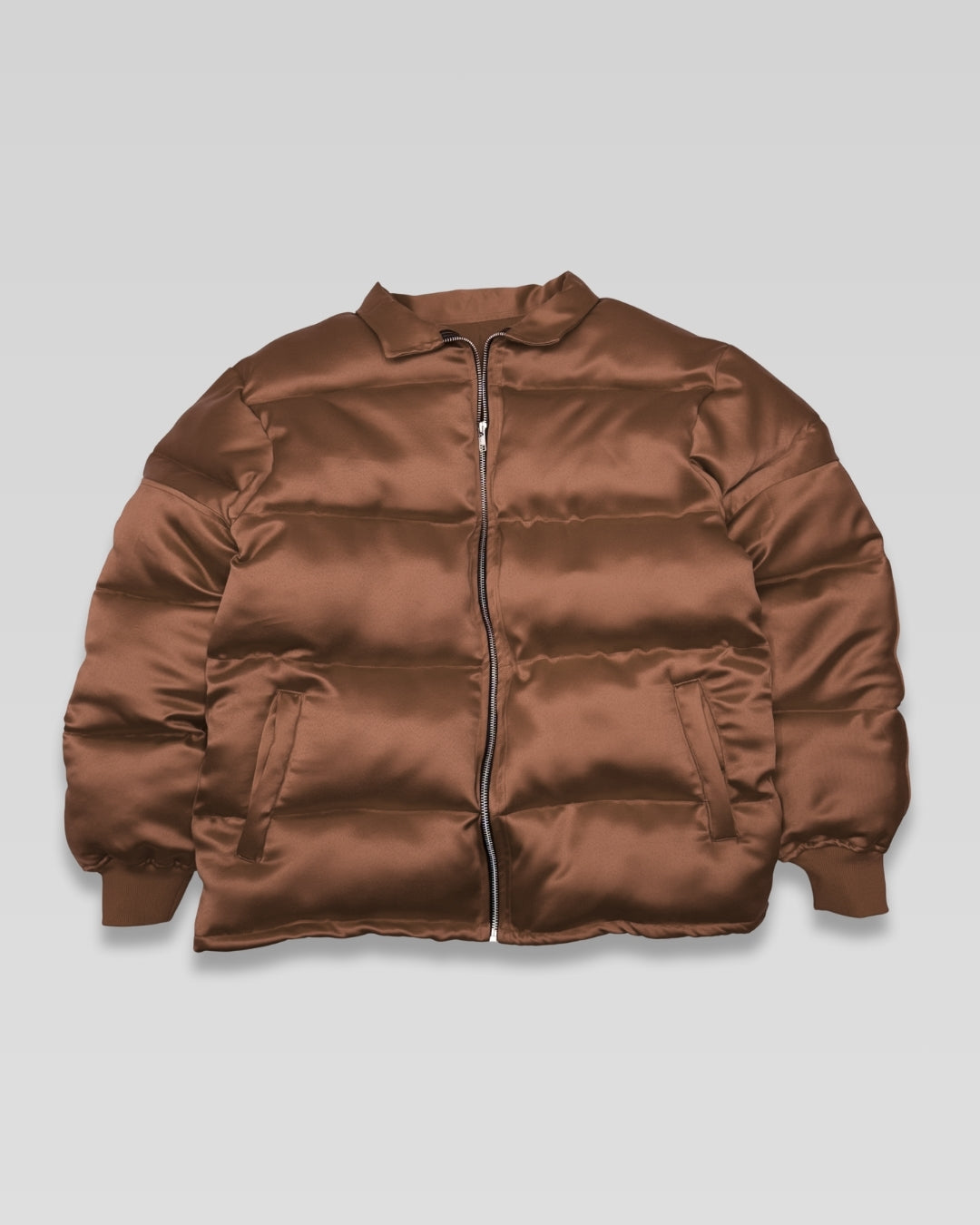 Satin Puffer Jacket