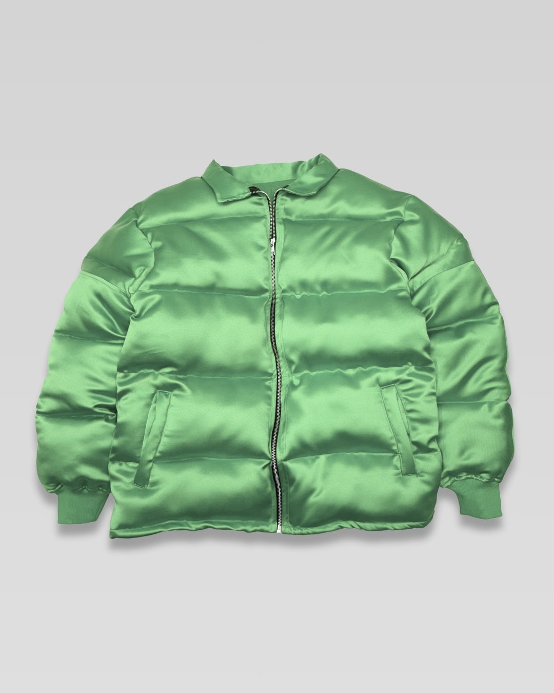Satin Puffer Jacket