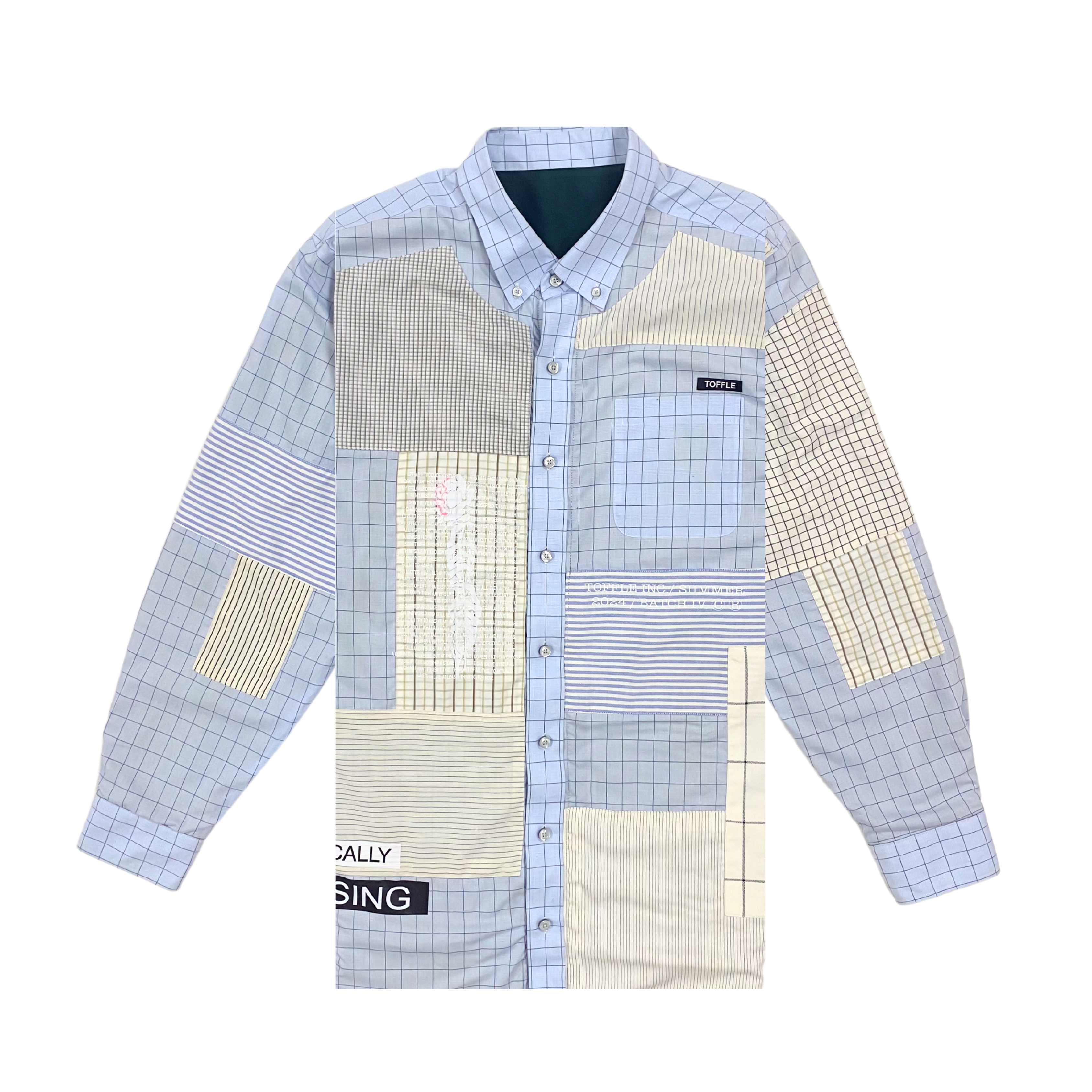 Dad's Patchwork Shirt Jacket