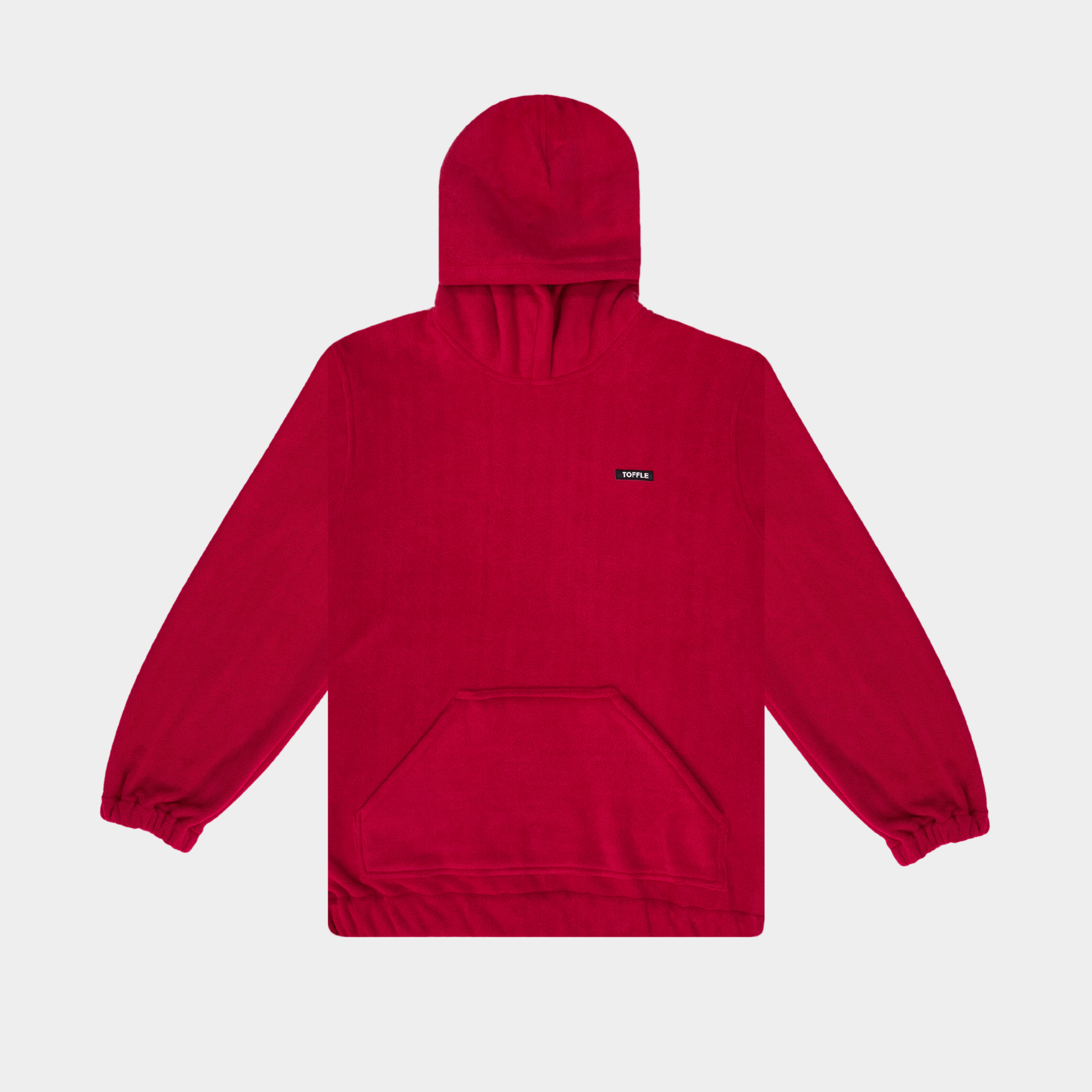 Maroon Polar Fleece Hoodie