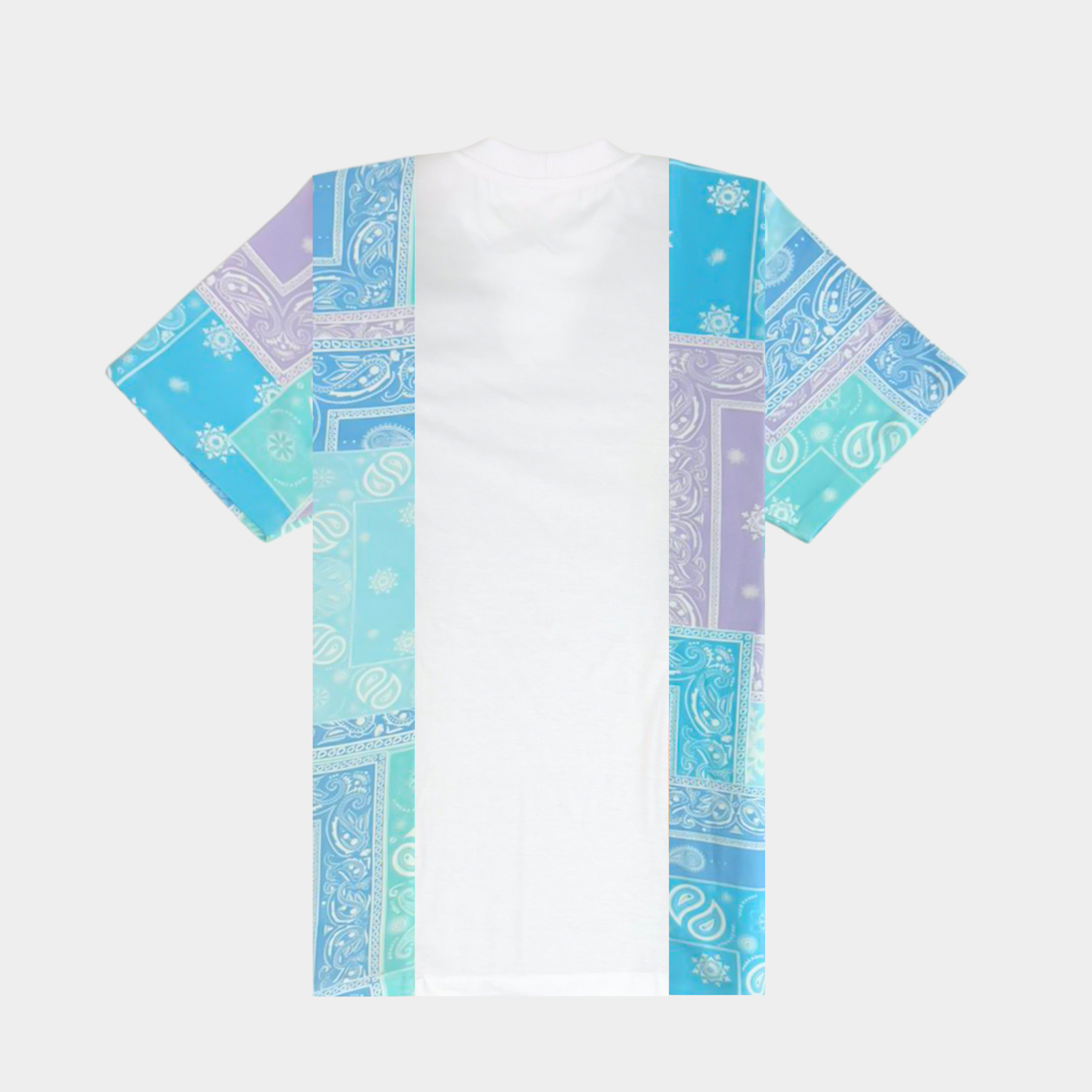 Paisley Blue Panel T-shirt